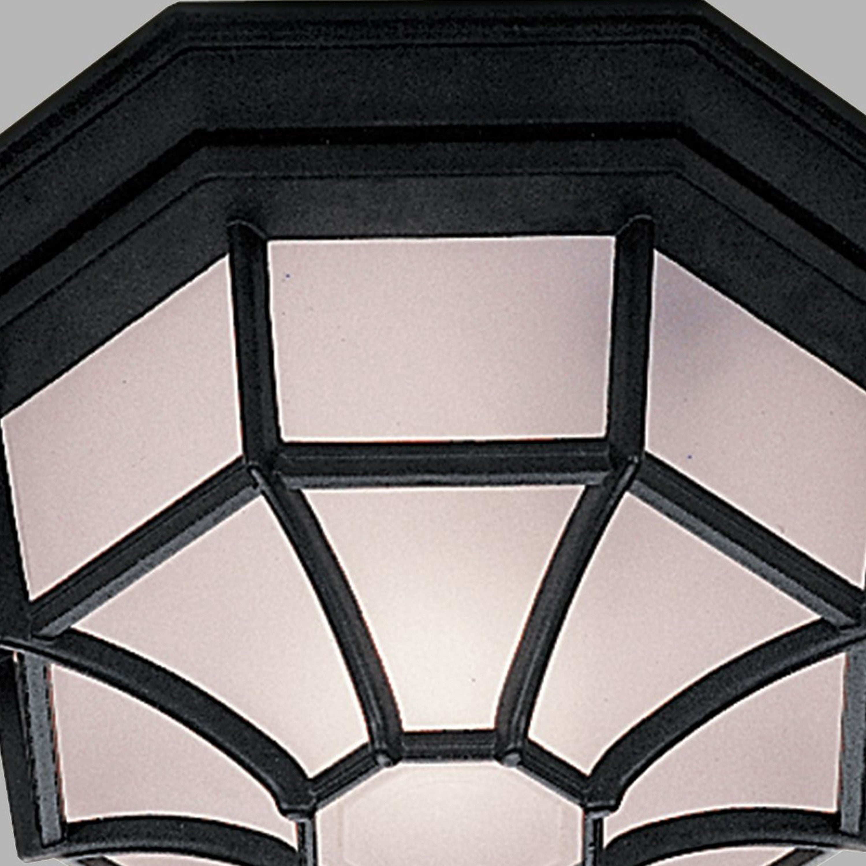 Searchlight Verona Flush Outdoor Light - Aluminium & Glass - IP44