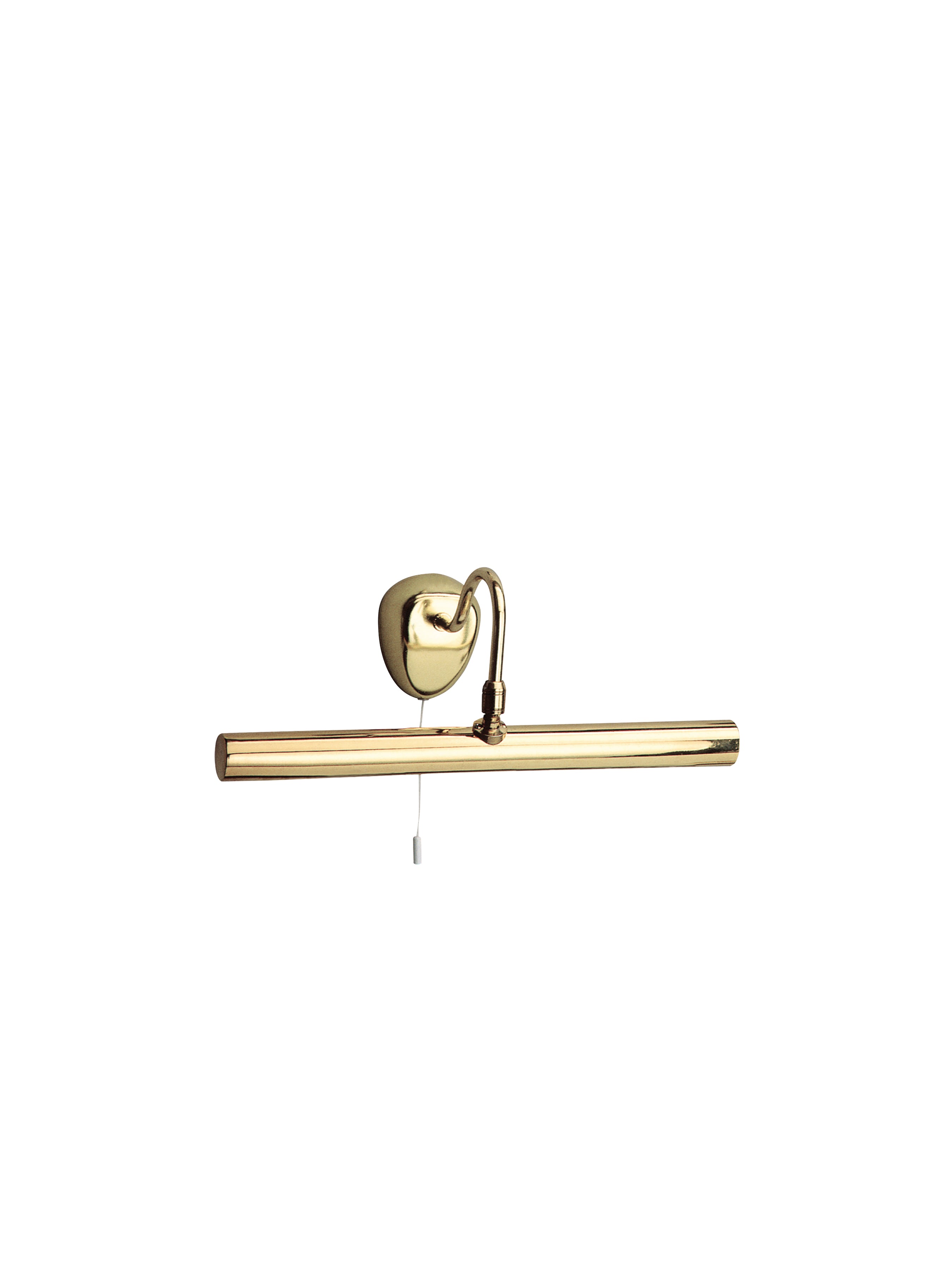 Searchlight Polished Brass 2 Light Picture Light With Adjustable Knuckle Joint