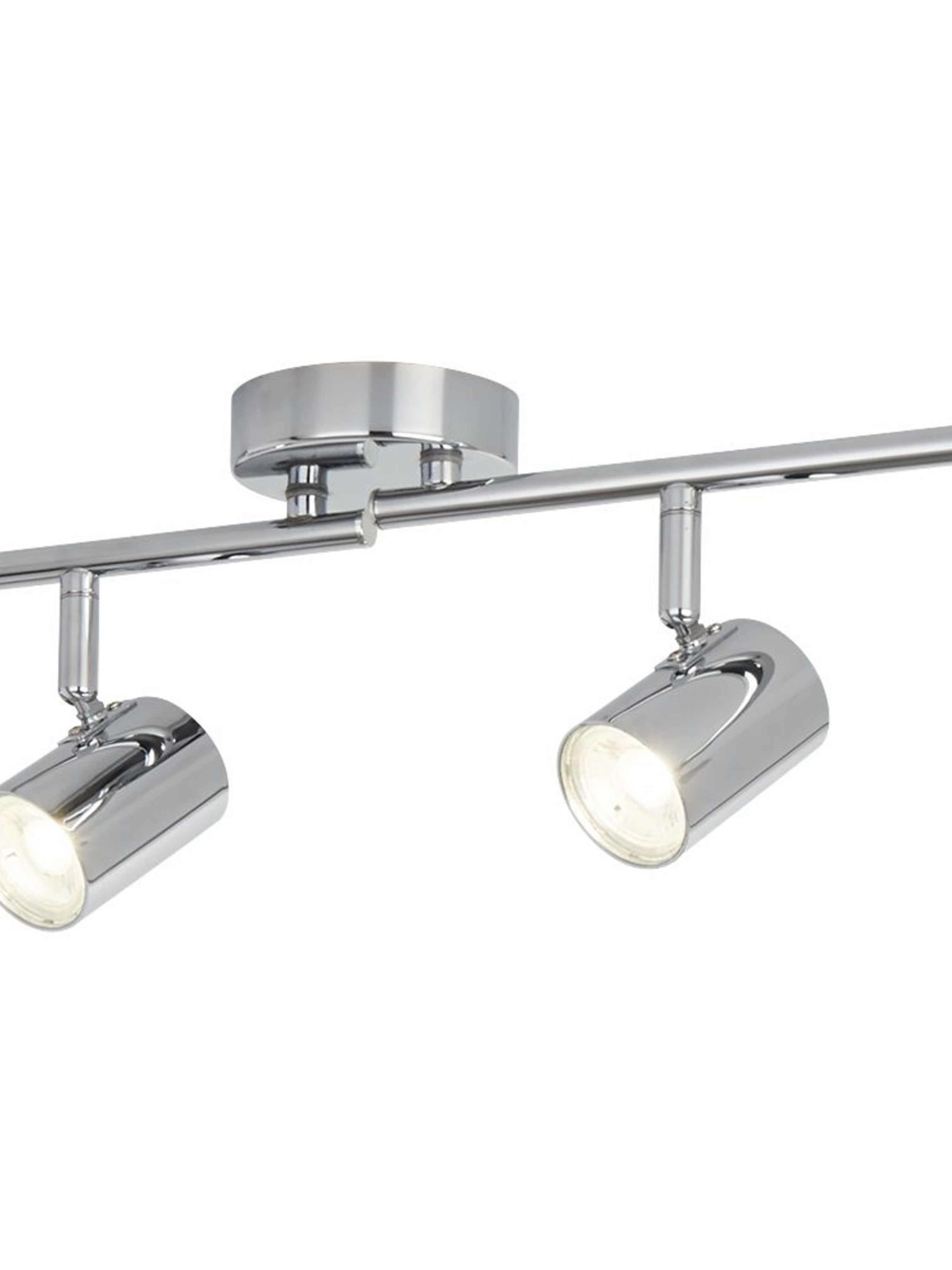 Searchlight Redfern 4 Light Cylinder Head Split Bar, Chrome