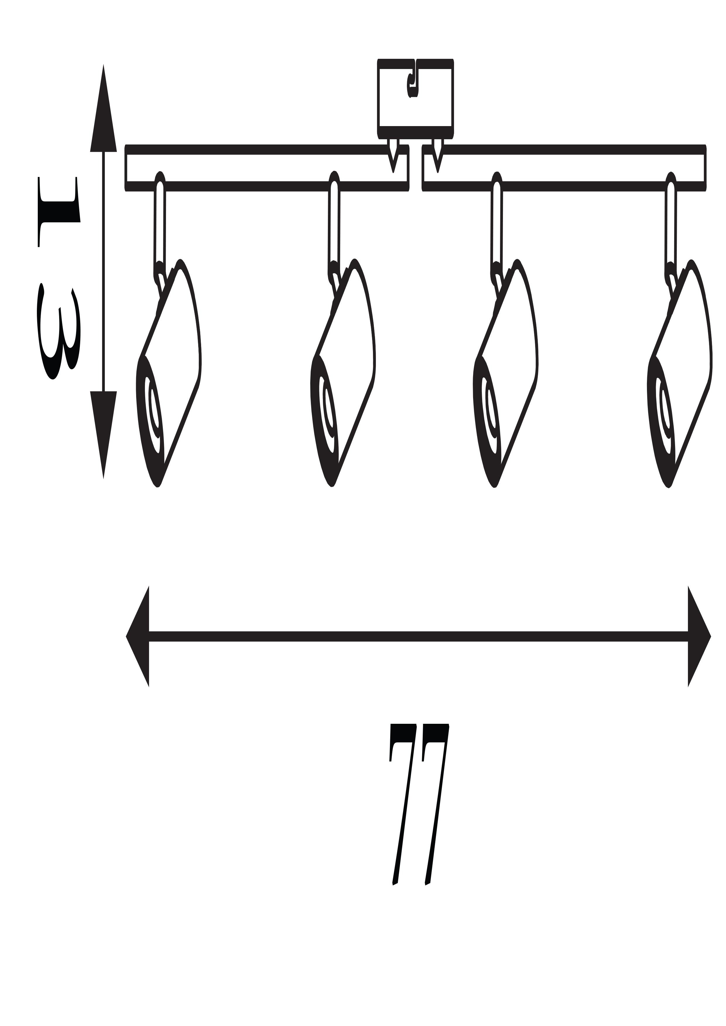 Searchlight Redfern 4 Light Cylinder Head Split Bar, White & Chrome