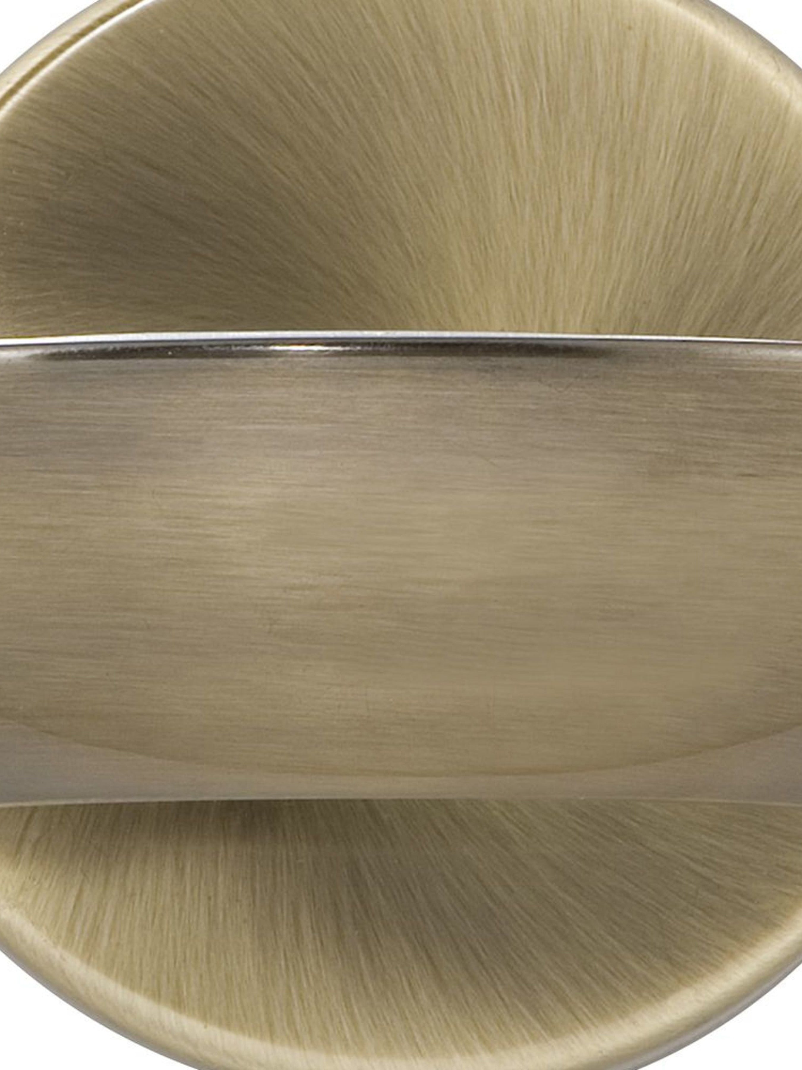 Searchlight LED Uplight Wall Bracket, Antique Brass, Frosted Glass