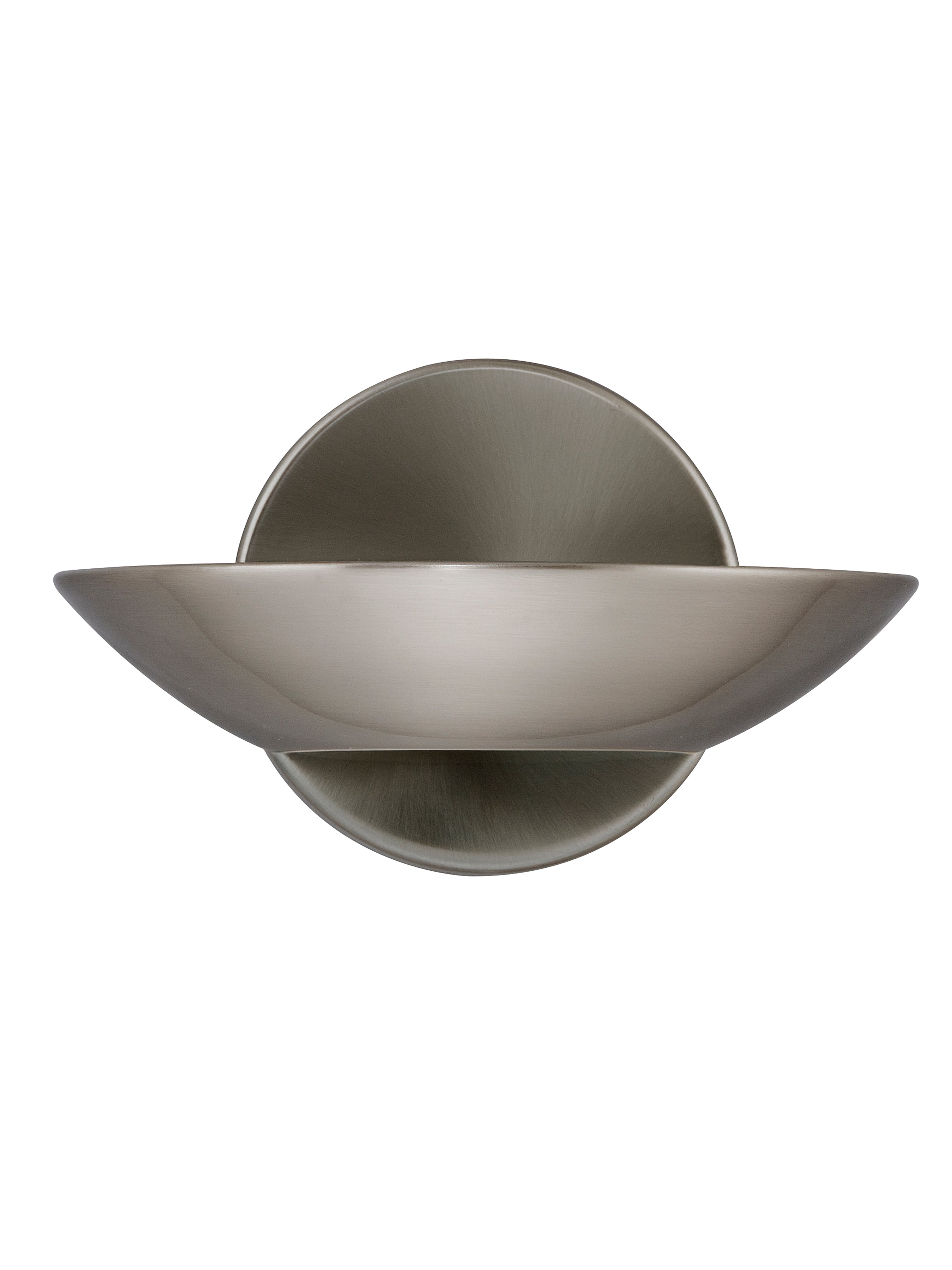 Searchlight Salop Uplight Wall Light - Satin Silver