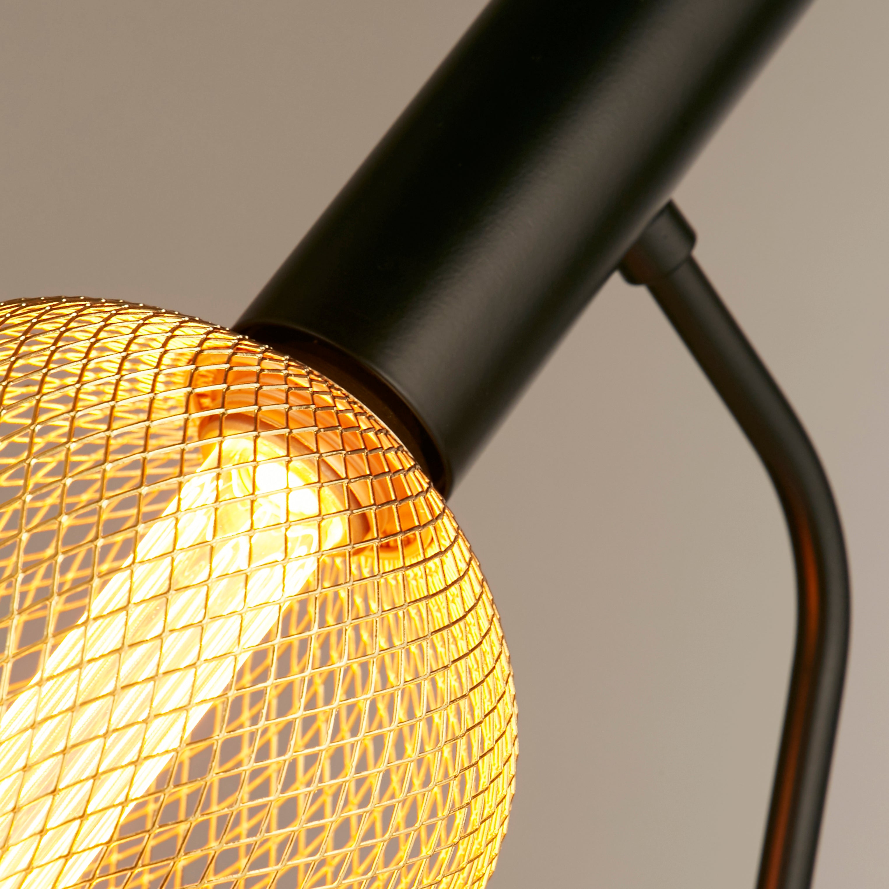 Searchlight Dawber Table Lamp - Black