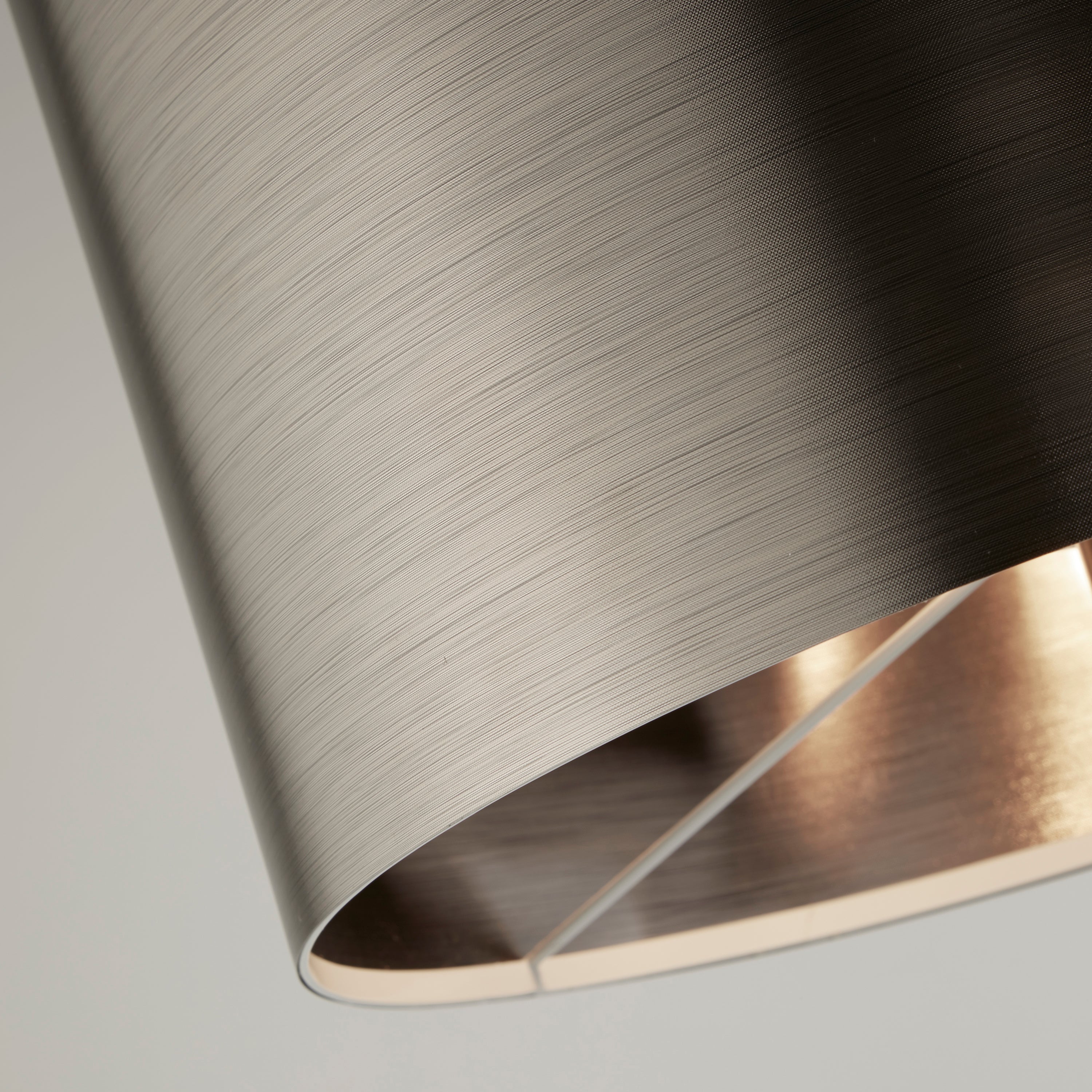 Searchlight Radcliffe Single Floor Lamp - Black, Satin Silver & Chrome Shade