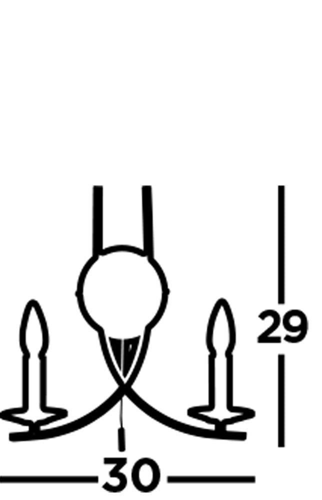 Searchlight Archer Satin Silver 2 Light Wall Bracket With Glass Sconces