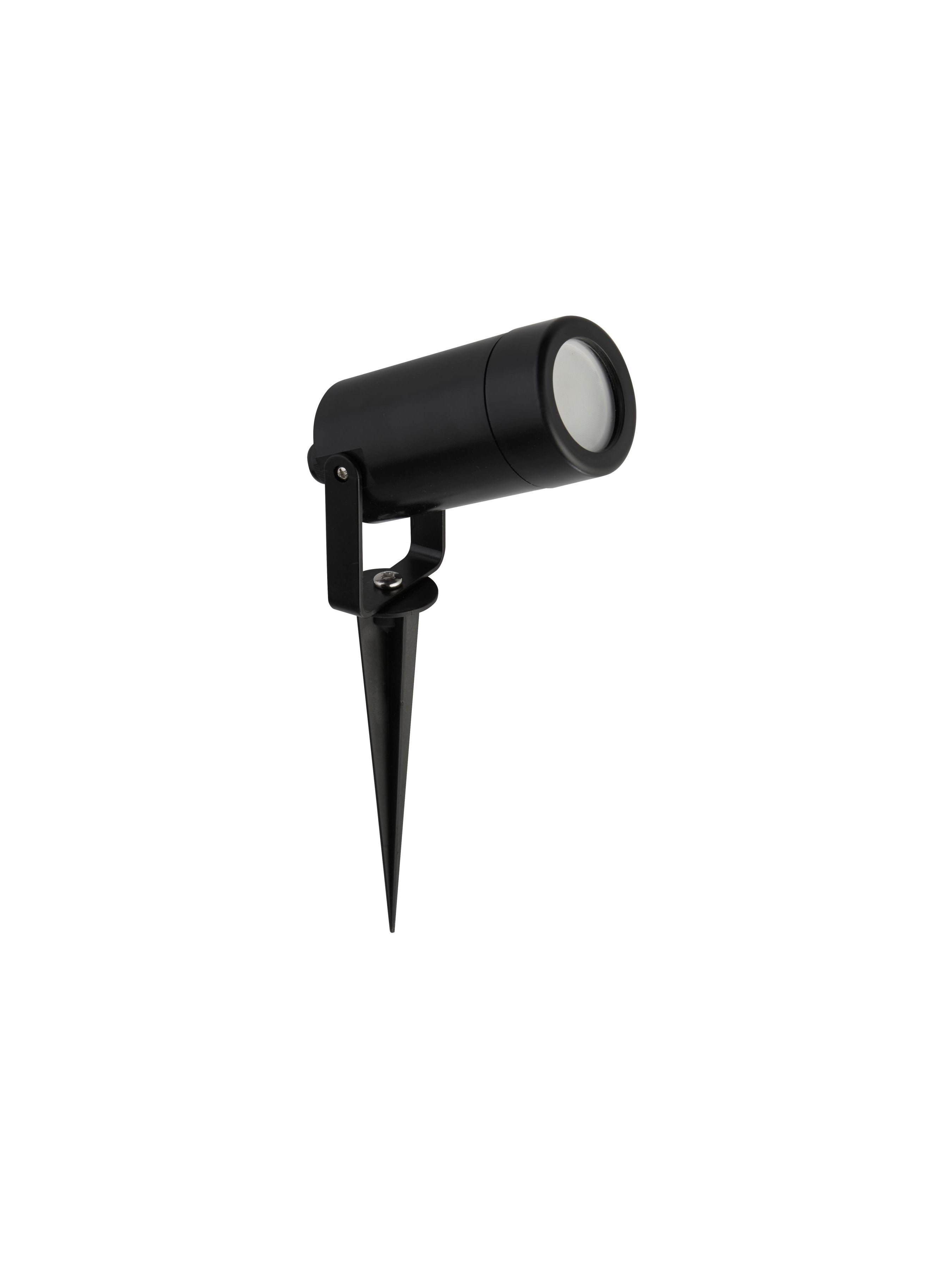Searchlight Southbank Outdoor Garden Spike - Black Polycarbonate - IP44