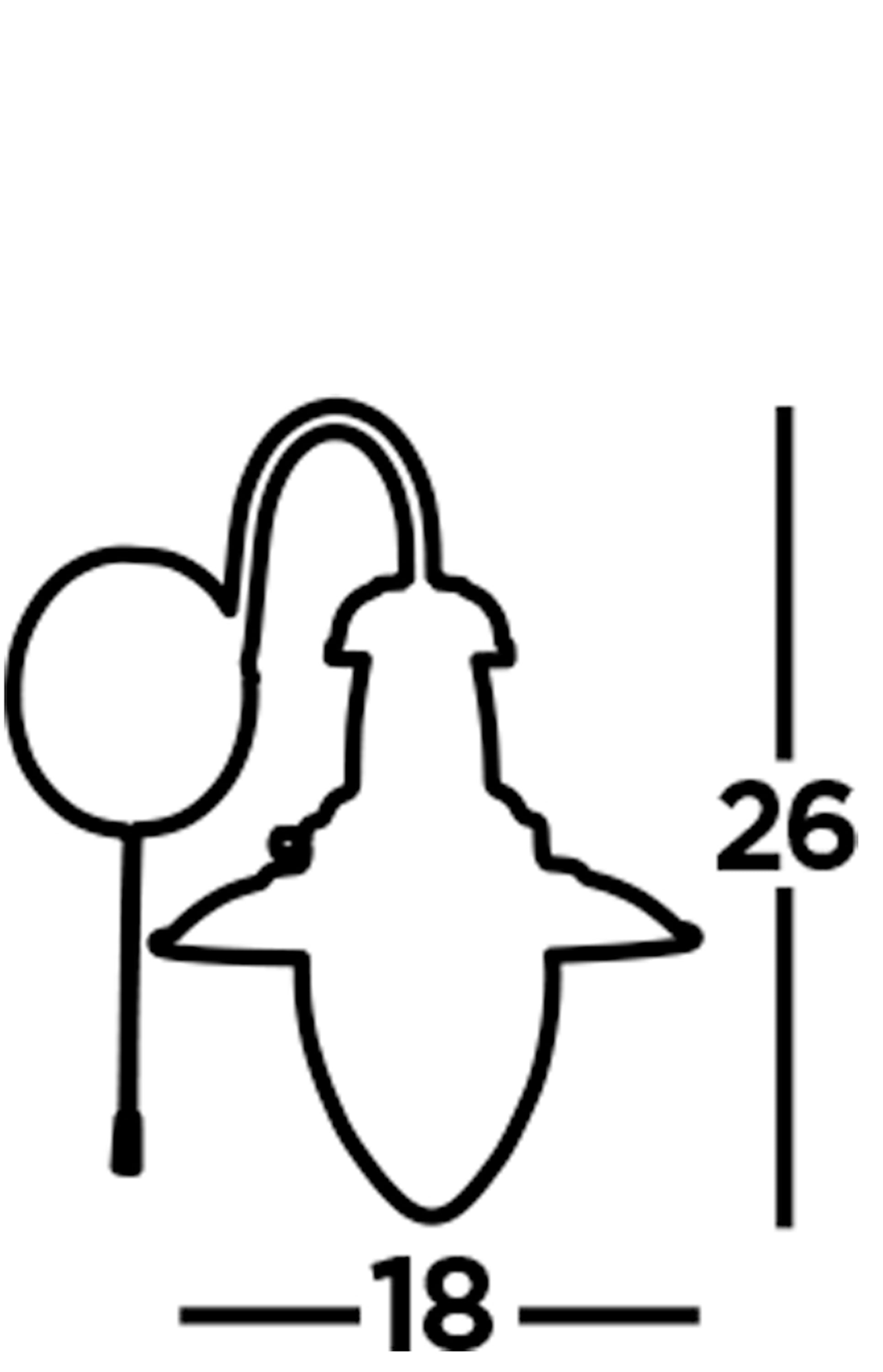 Searchlight Falkland II Wall Light - Copper & Clear Seeded Glass