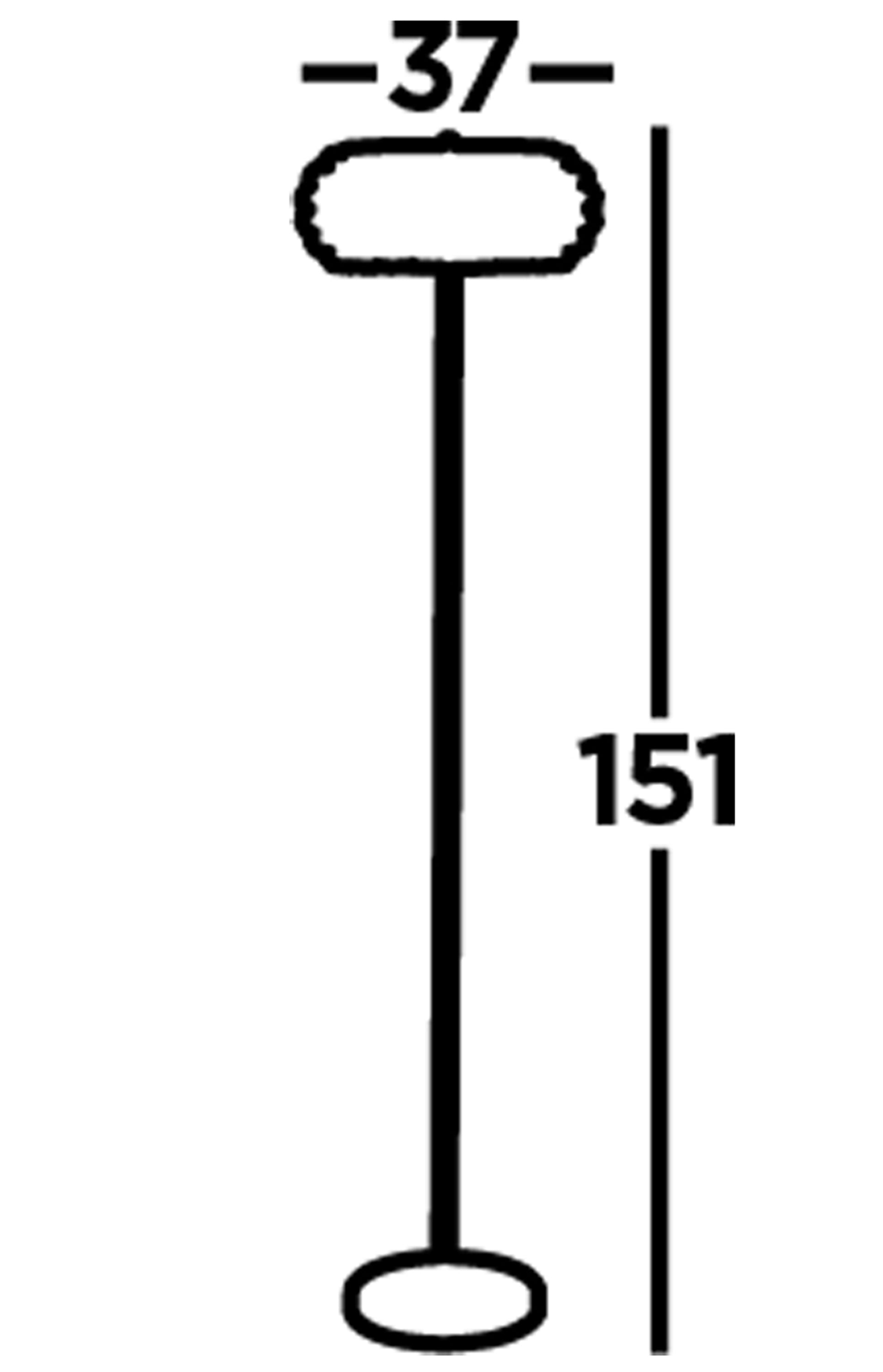 Searchlight Maria 3 Light Floor Lamp - Chrome, Crystal Glass & Sand