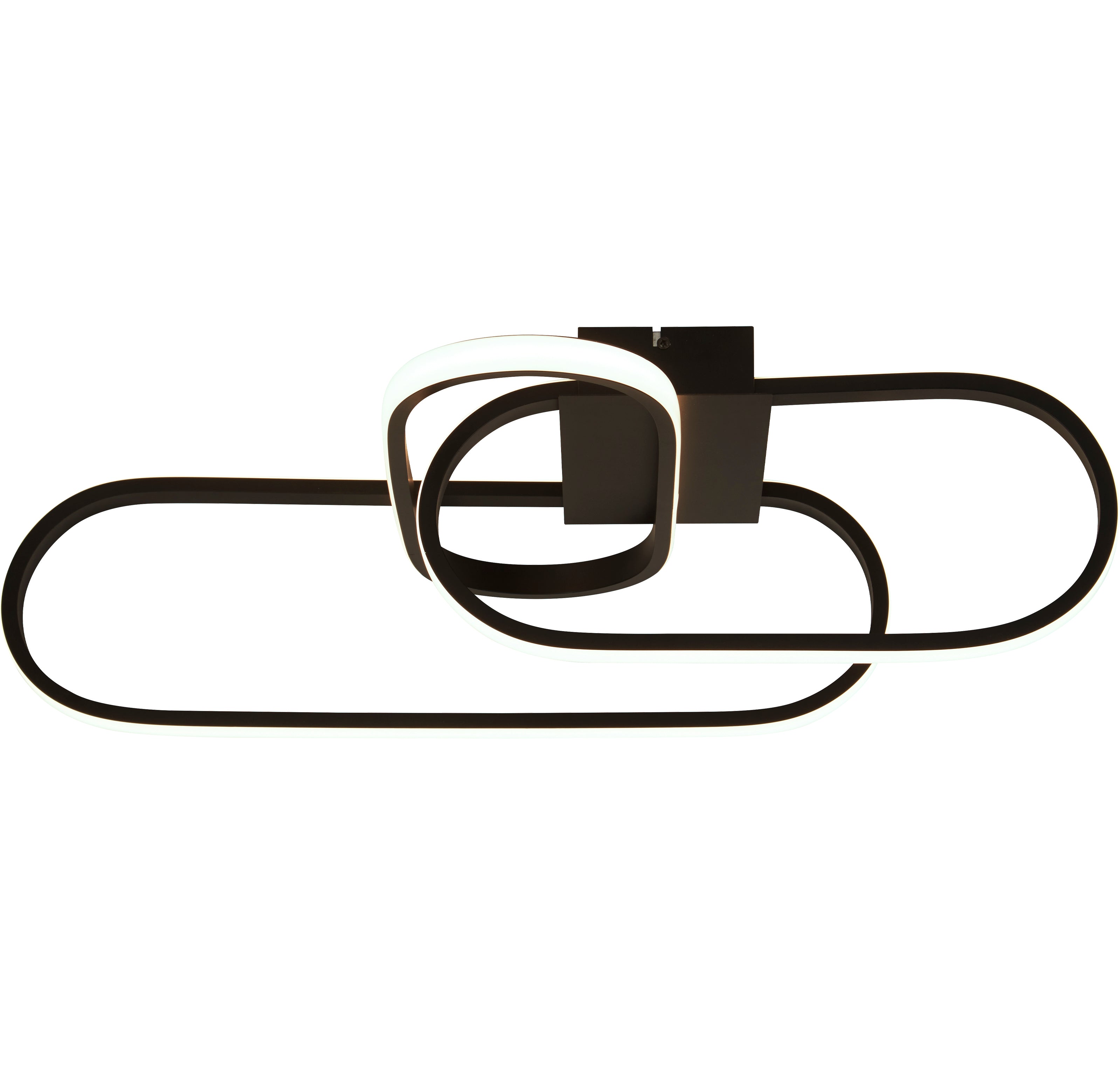 Searchlight Carmel LED Ceiling Light - Black Aluminium