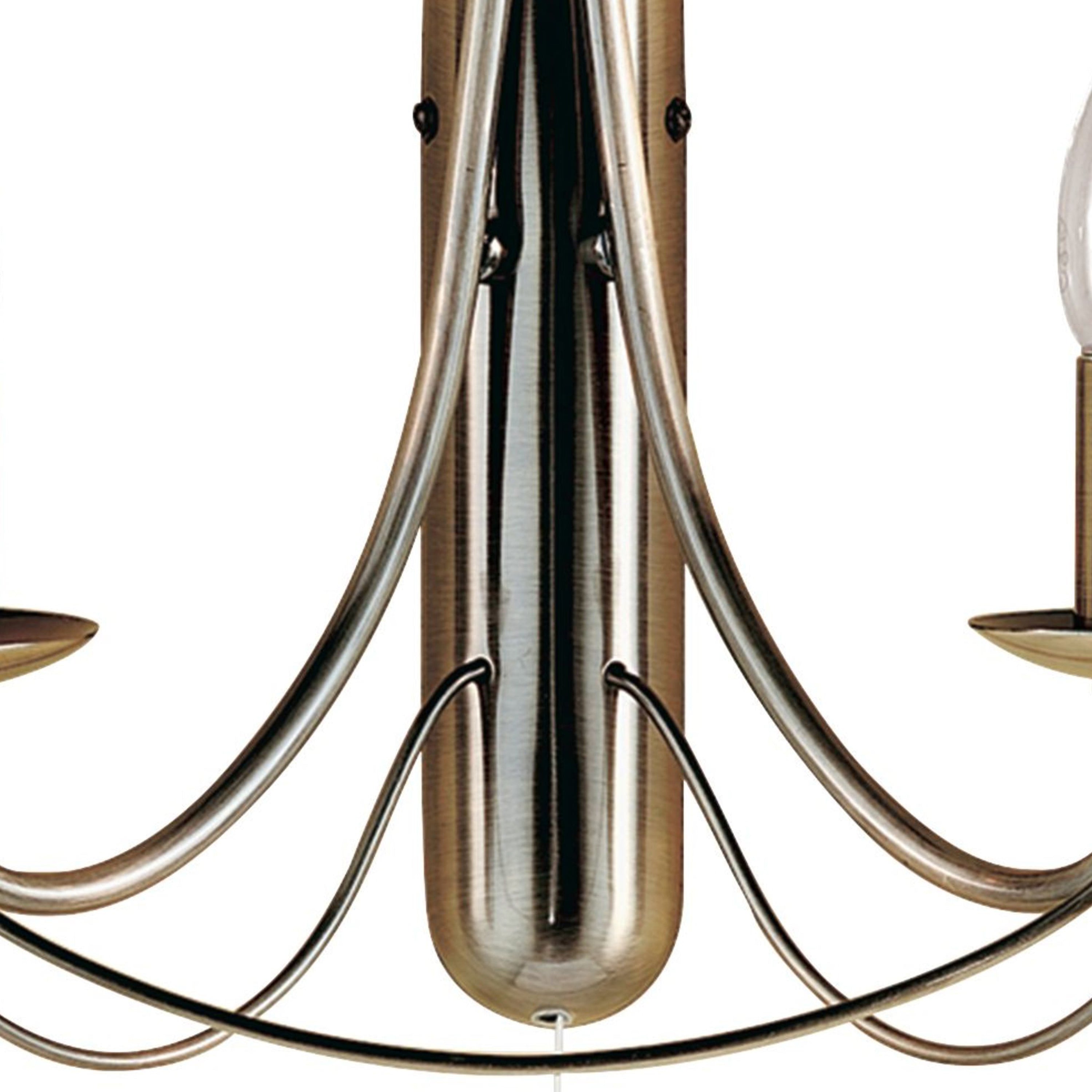 Searchlight Marsh Antique Brass 2 Light Wall Bracket, Birdcage Design, Switched