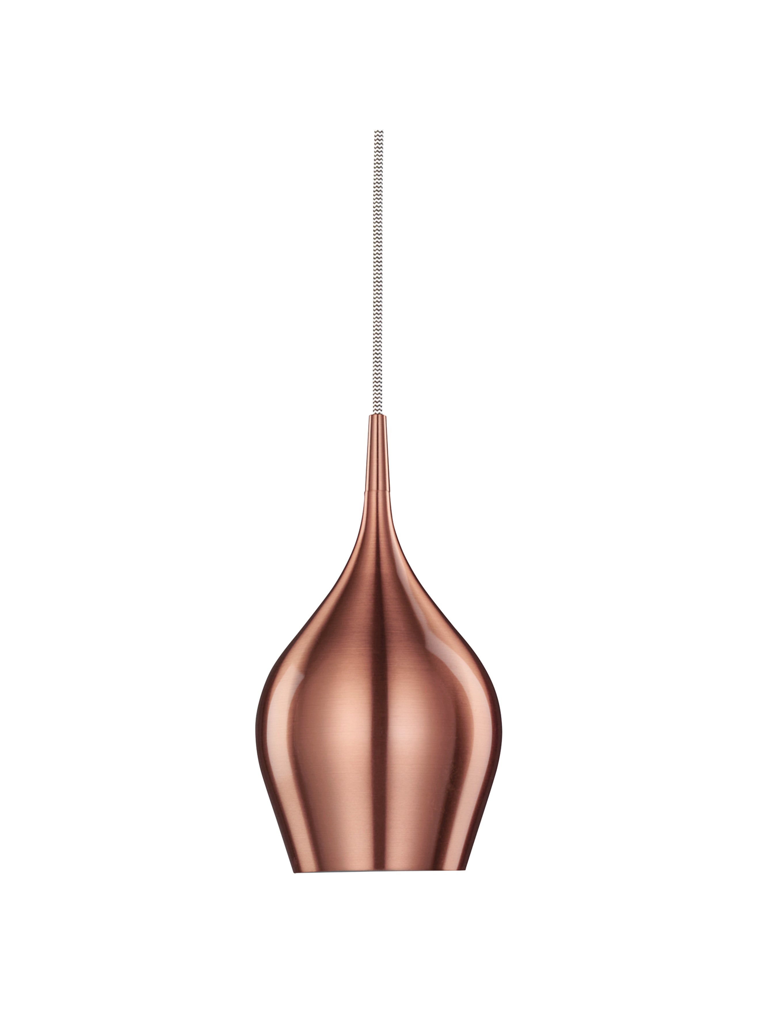 Searchlight Vulcan Single Copper Pendant - Diameter 12cm