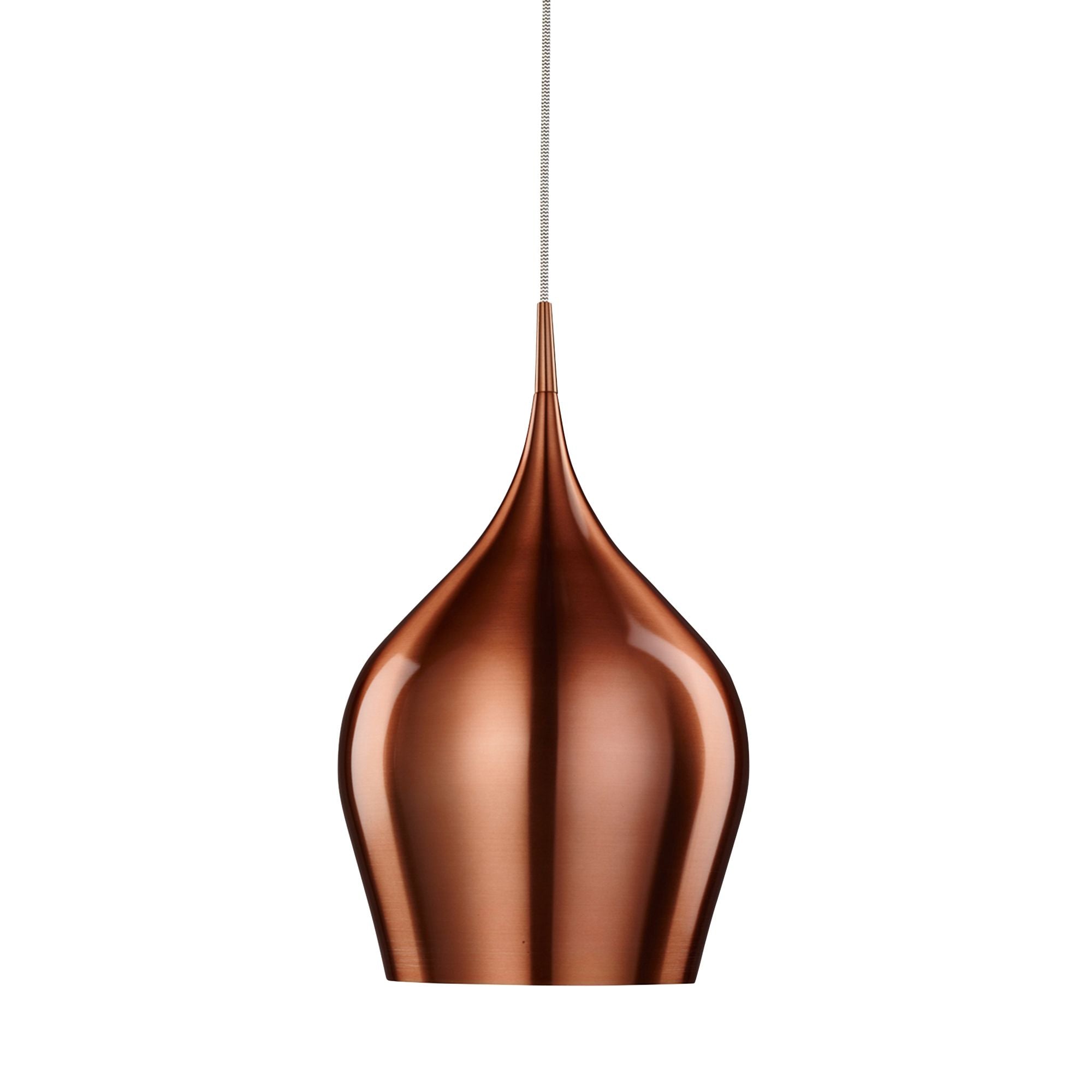 Searchlight Vulcan Single Copper Pendant - Diameter 26cm