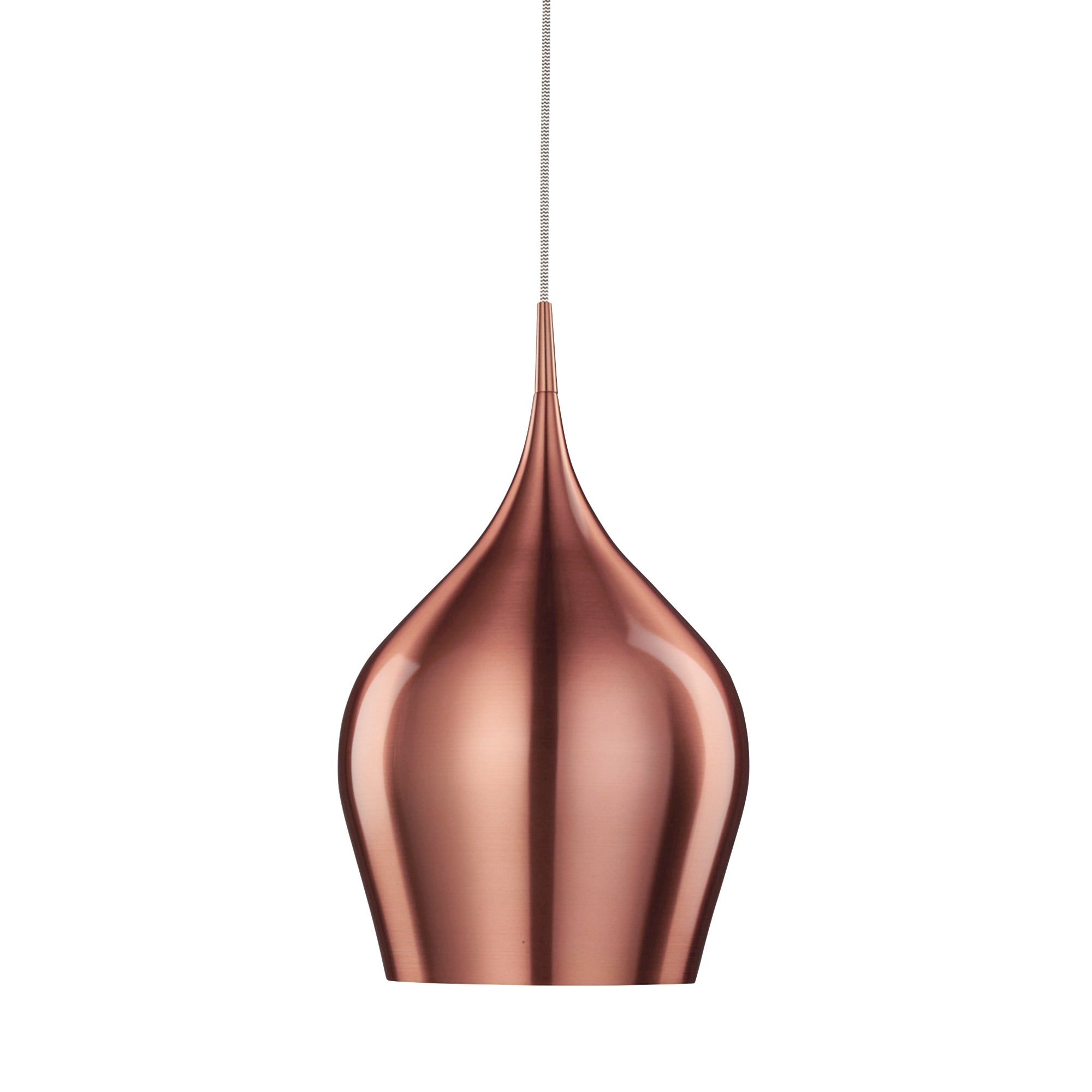 Searchlight Vulcan Single Copper Pendant - Diameter 26cm