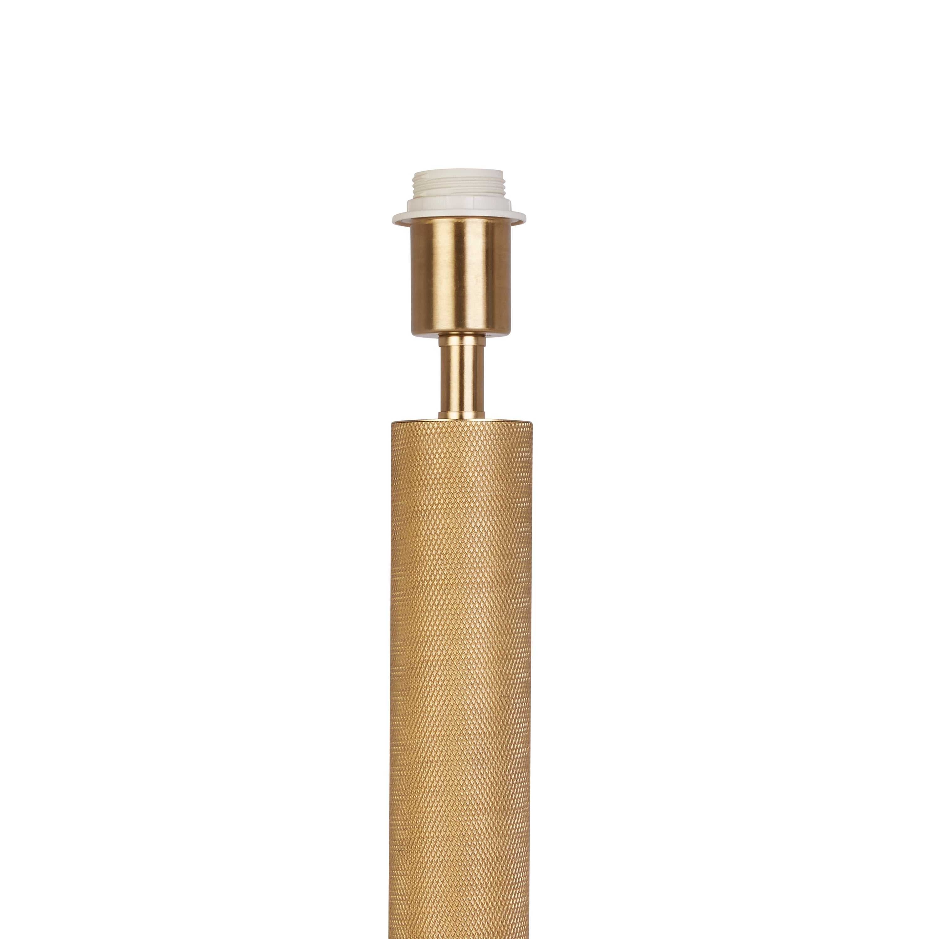 Searchlight Latimer Table Lamp Base - Knurled Gold - Base Only