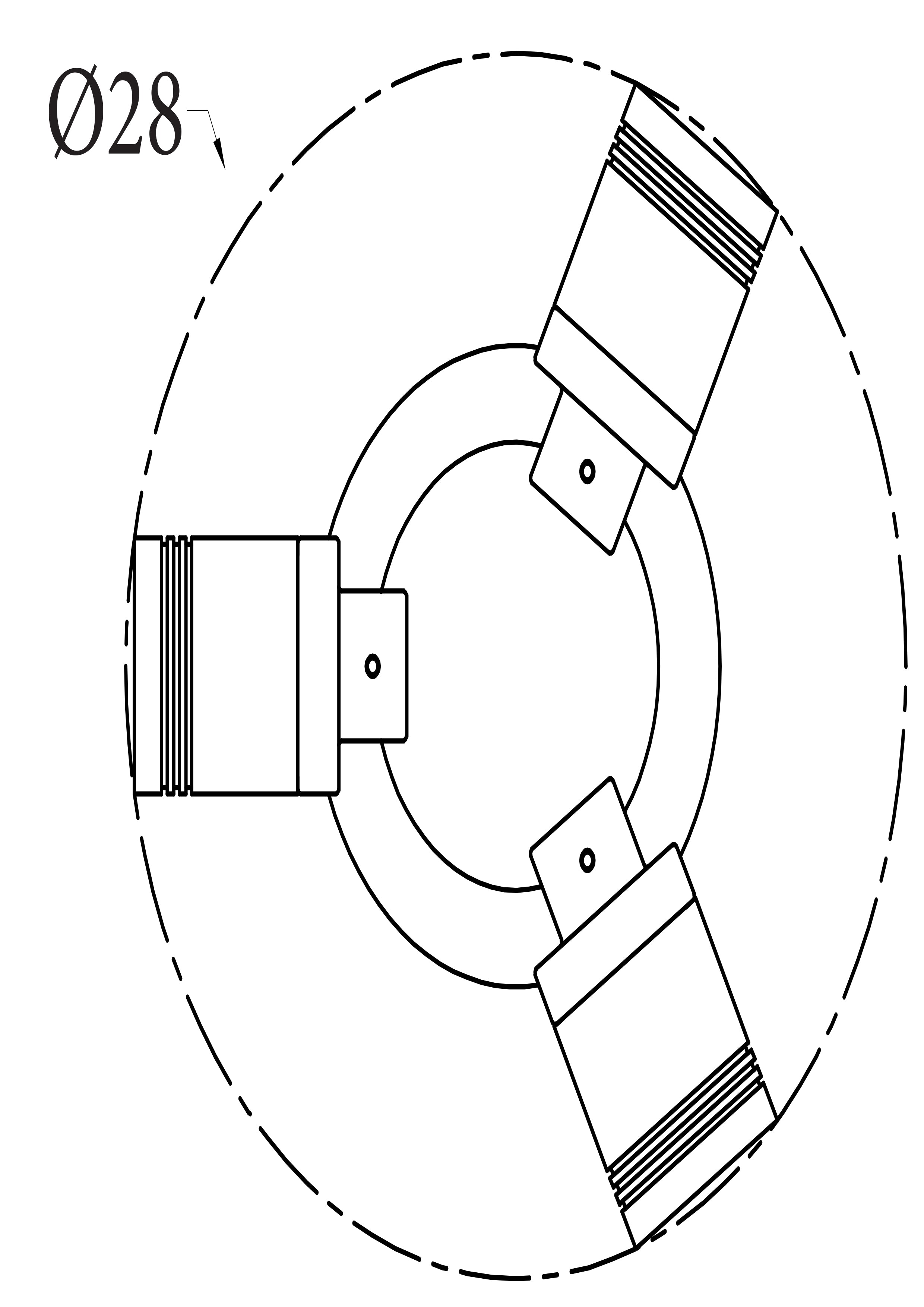 Searchlight Saker 3 Light IP44 Bathroom Spot Plate, Antique Brass