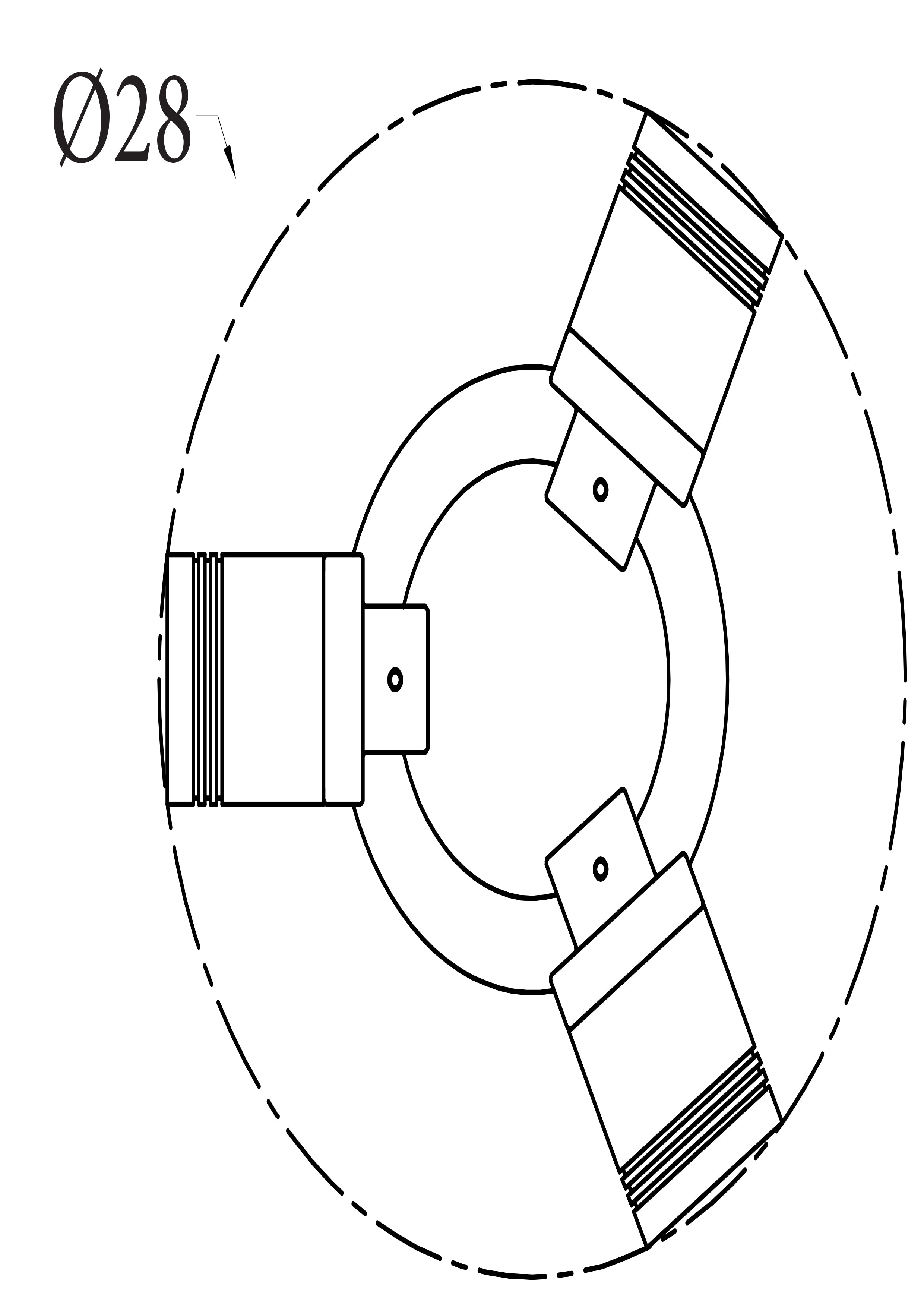 Searchlight Saker 3 Light IP44 Bathroom Spot Plate, Satin Silver