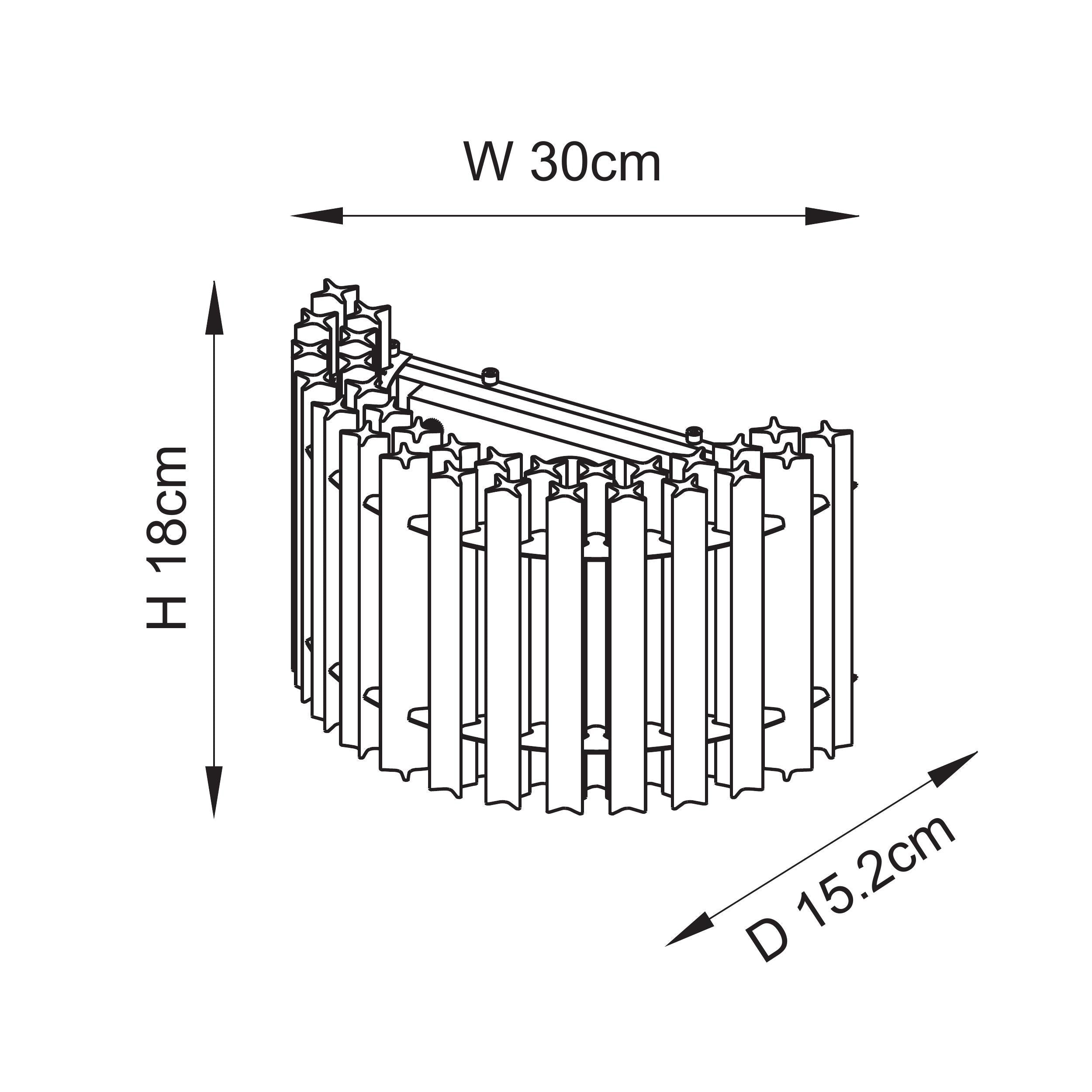 Utopia Lume 2 Light Wall Light - Brushed Aged Brass & Clear Glass