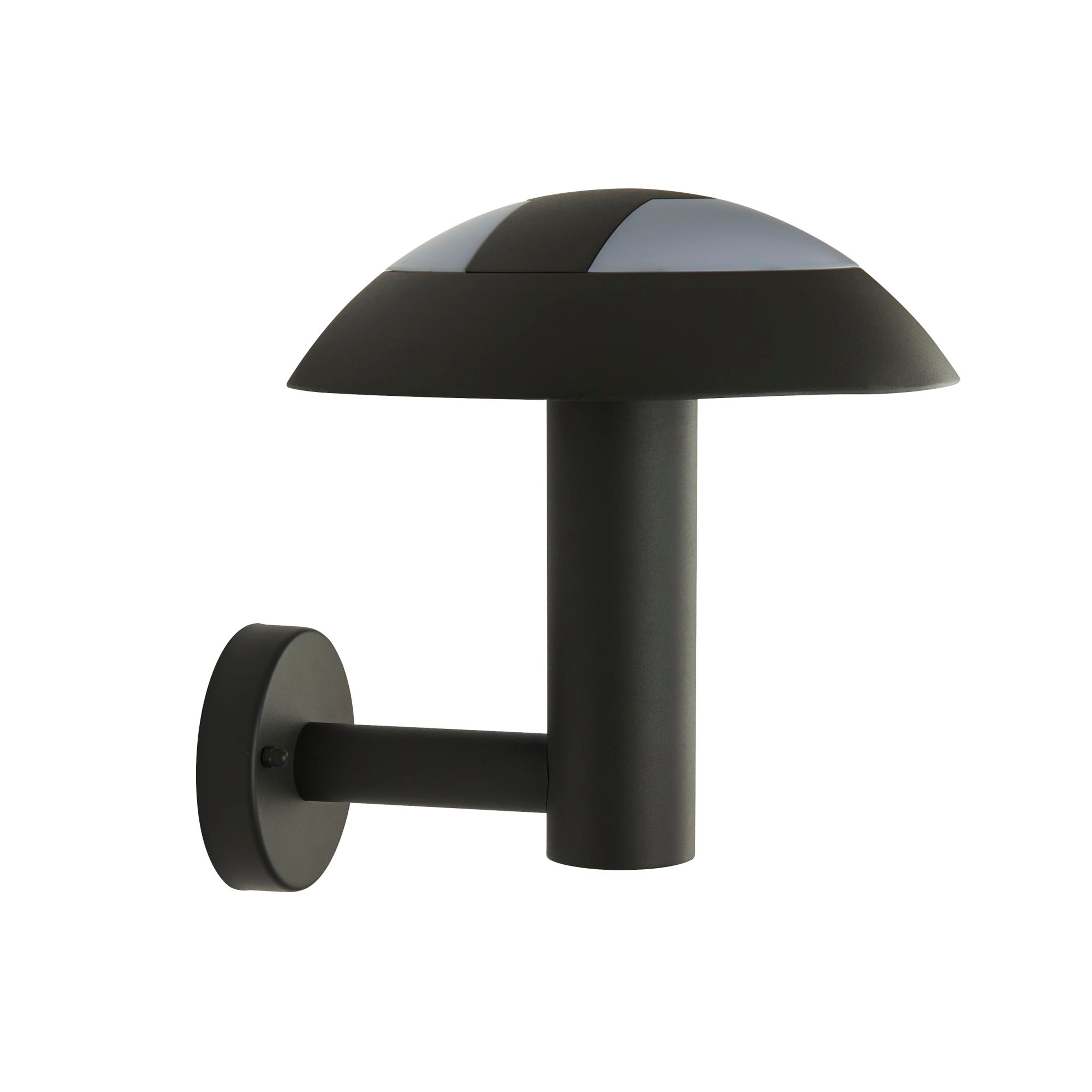 Searchlight Milford LED Outdoor Light - Dark Grey & Opal Diffuser - IP44