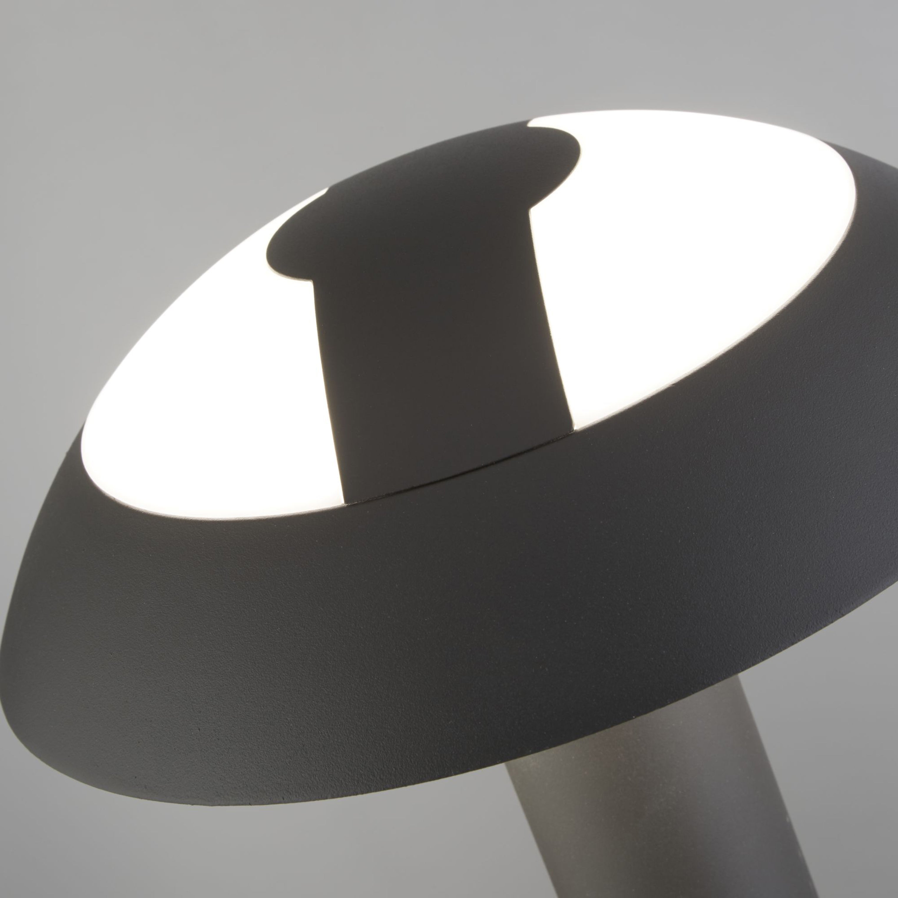 Searchlight Milford 730mm LED Outdoor Post - Dark Grey & Opal Diffuser - IP44