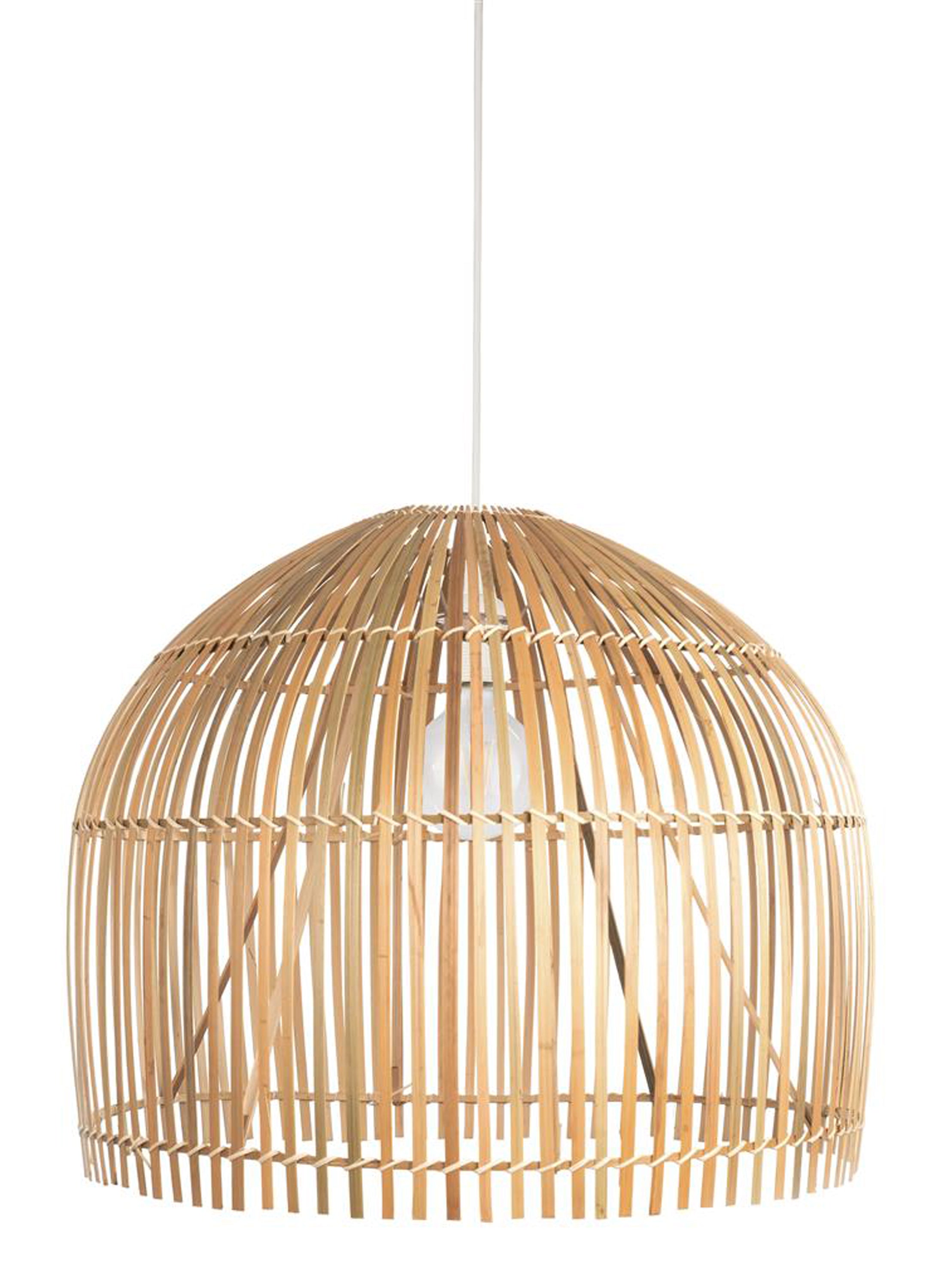 Searchlight Bailey Dome Pendant - Bamboo