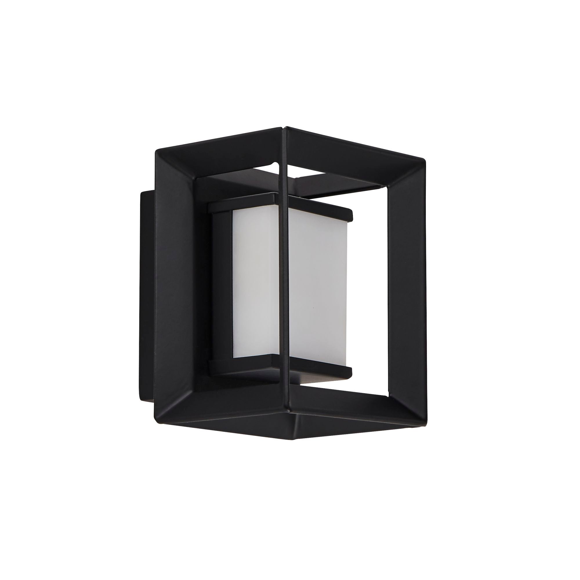 Searchlight Campbell LED Bathroom Wall Light - Matt Black - IP44