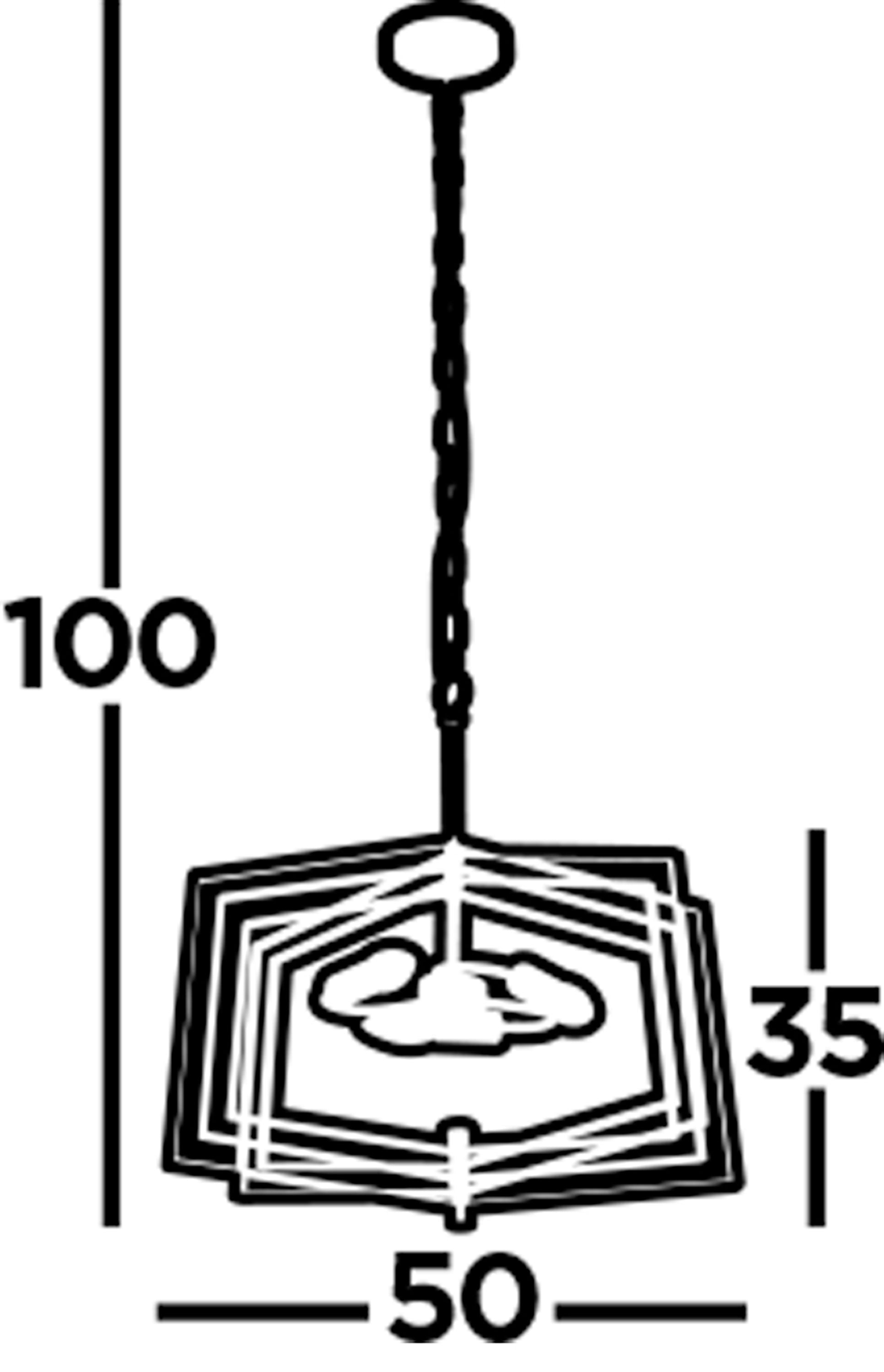 Searchlight Simpson 3 Light Large Ceiling Pendant - Matt Black