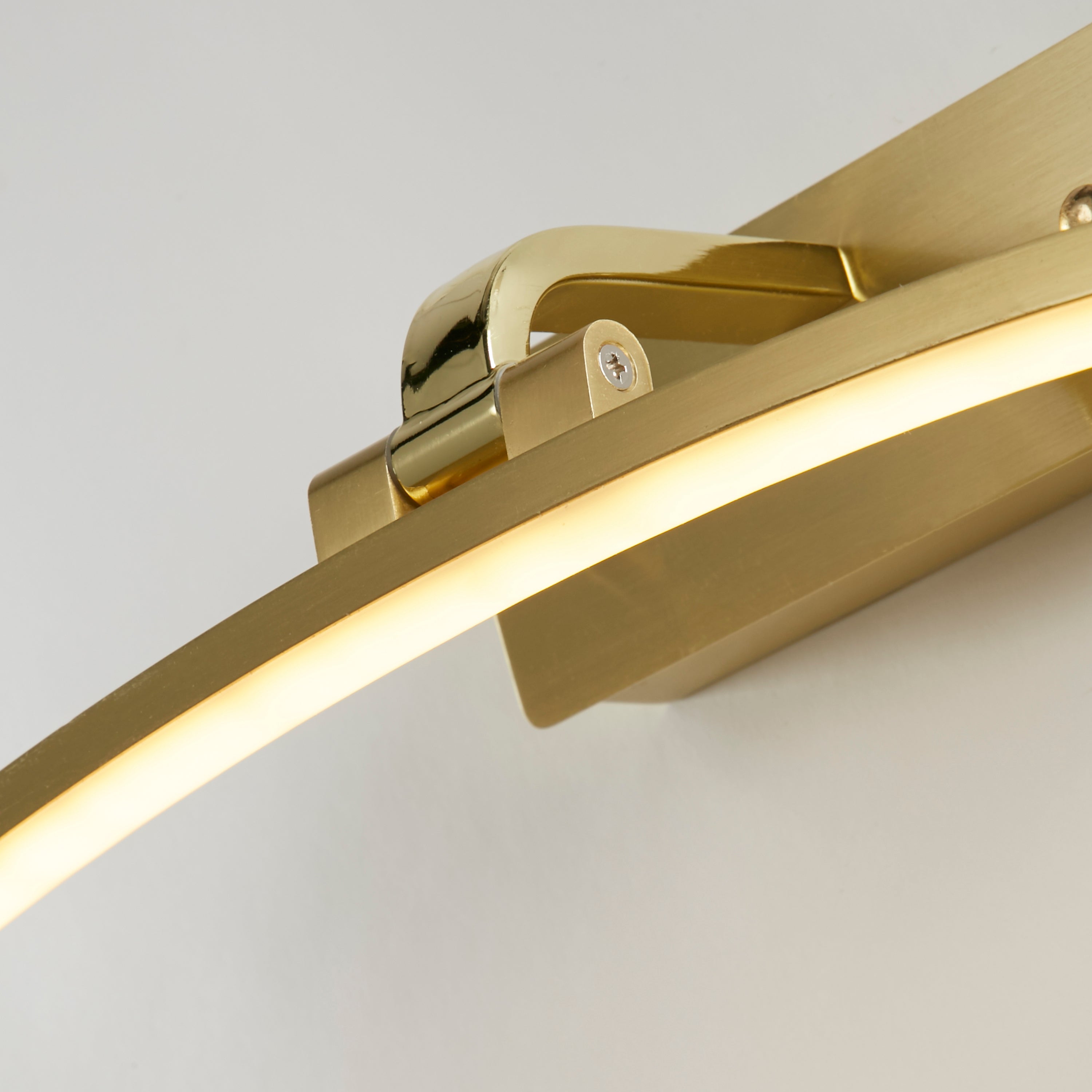 Searchlight Samuel 40cm Picture Light - Satin Brass & Polished Brass