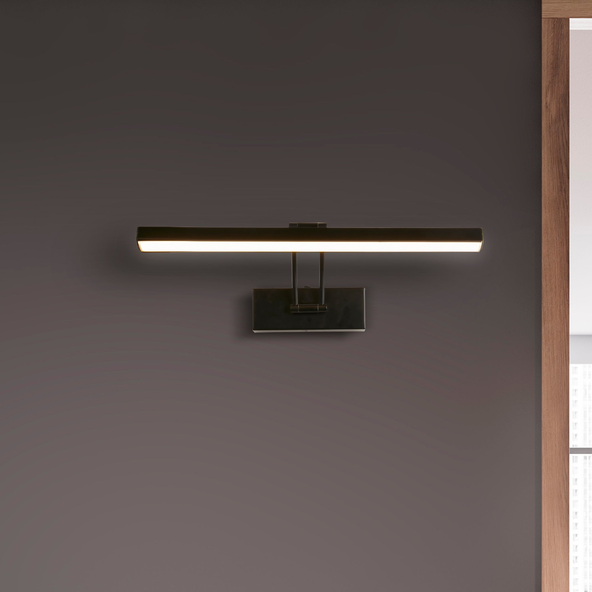 Searchlight Raleigh 405mm Picture Light - Black