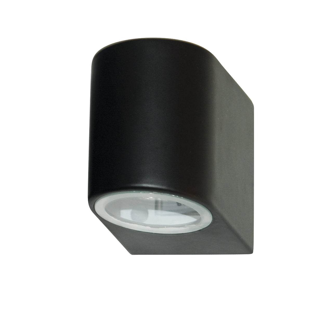 Searchlight Eaton Outdoor Wall Light - Black & Glass - IP44