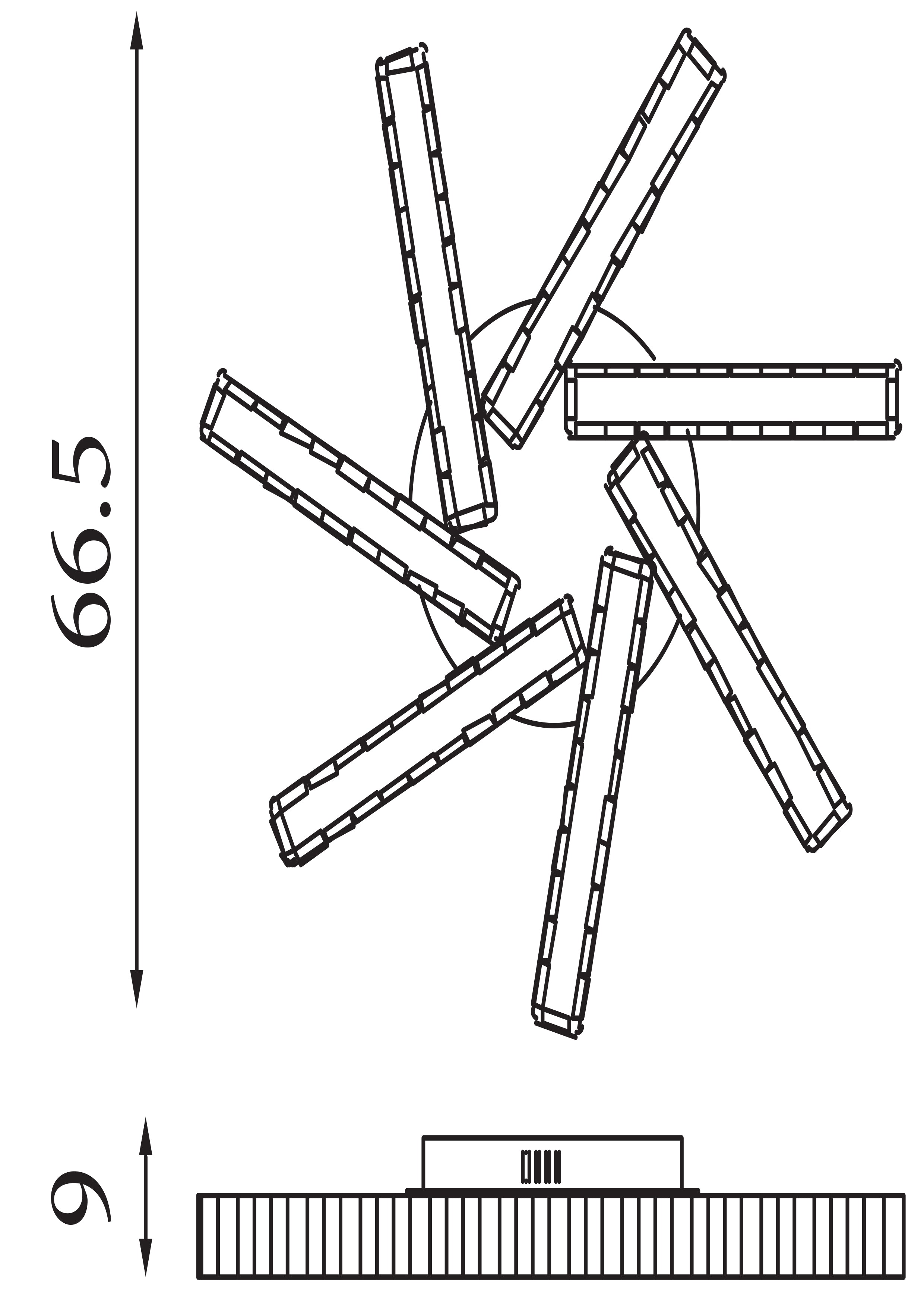 Searchlight Canarvan 7 Light LED Ceiling Flush, Clear Crystal, Chrome