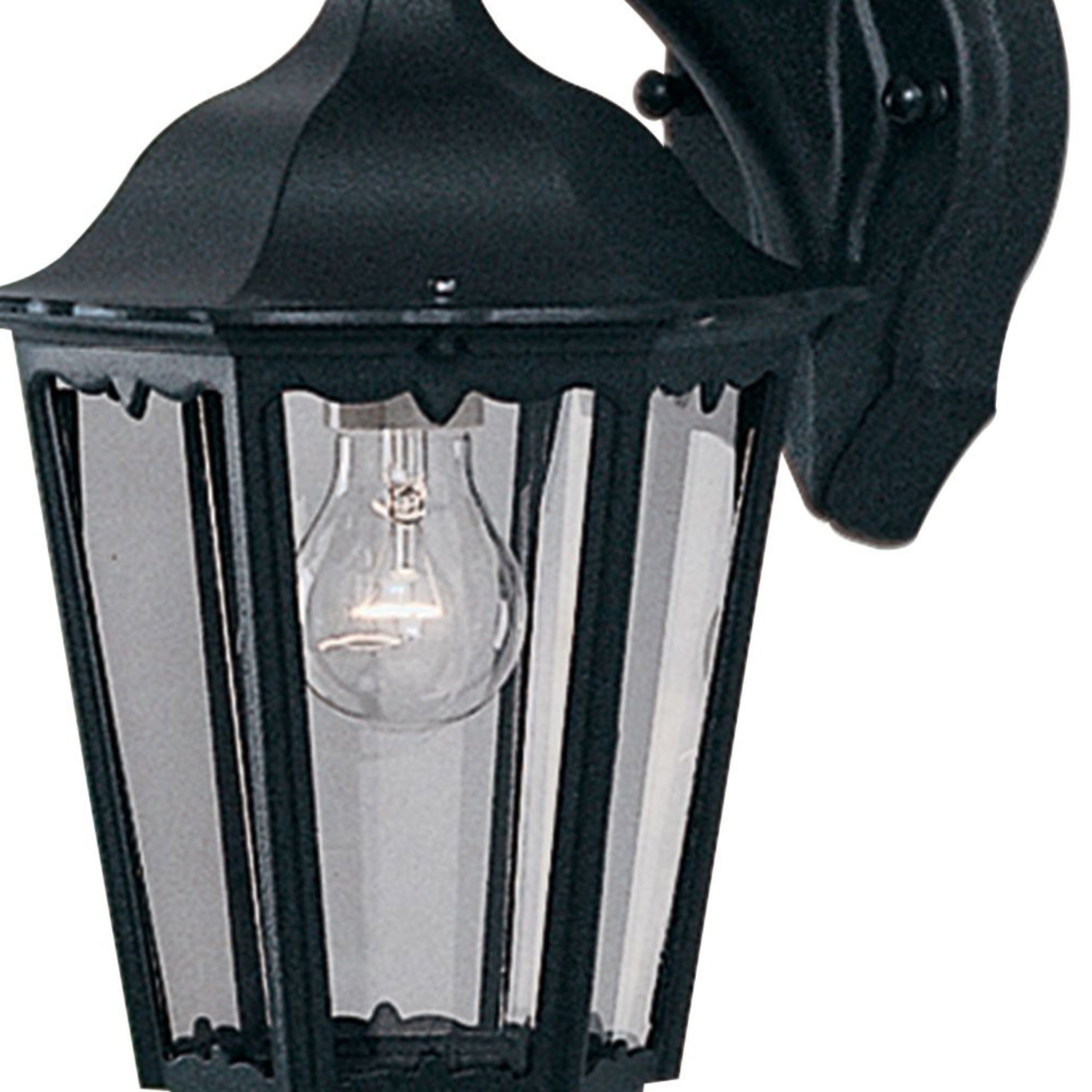 Searchlight Acton Outdoor Down Wall Light - Black - IP44