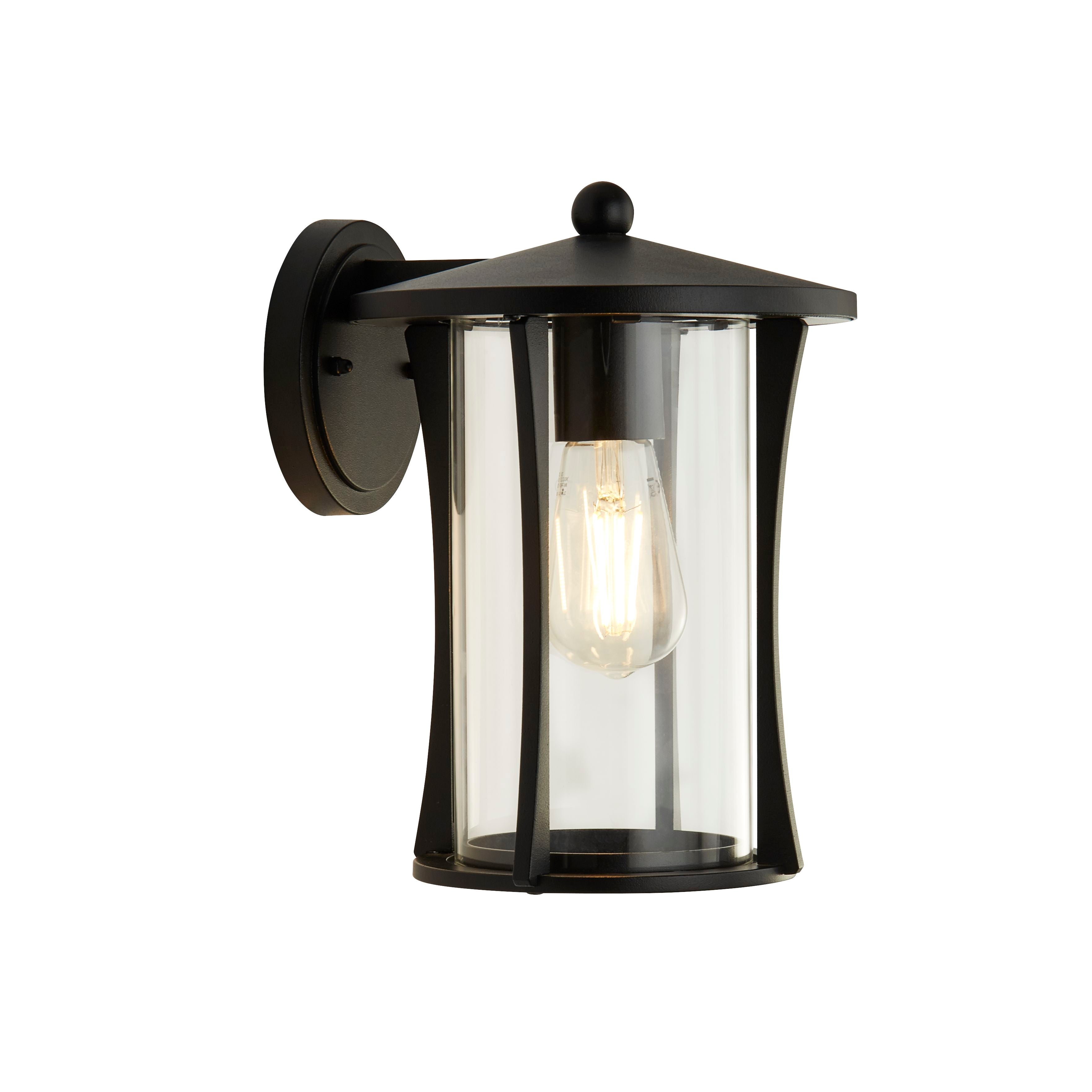 Searchlight Page Outdoor Wall/Porch Light - Black - IP44