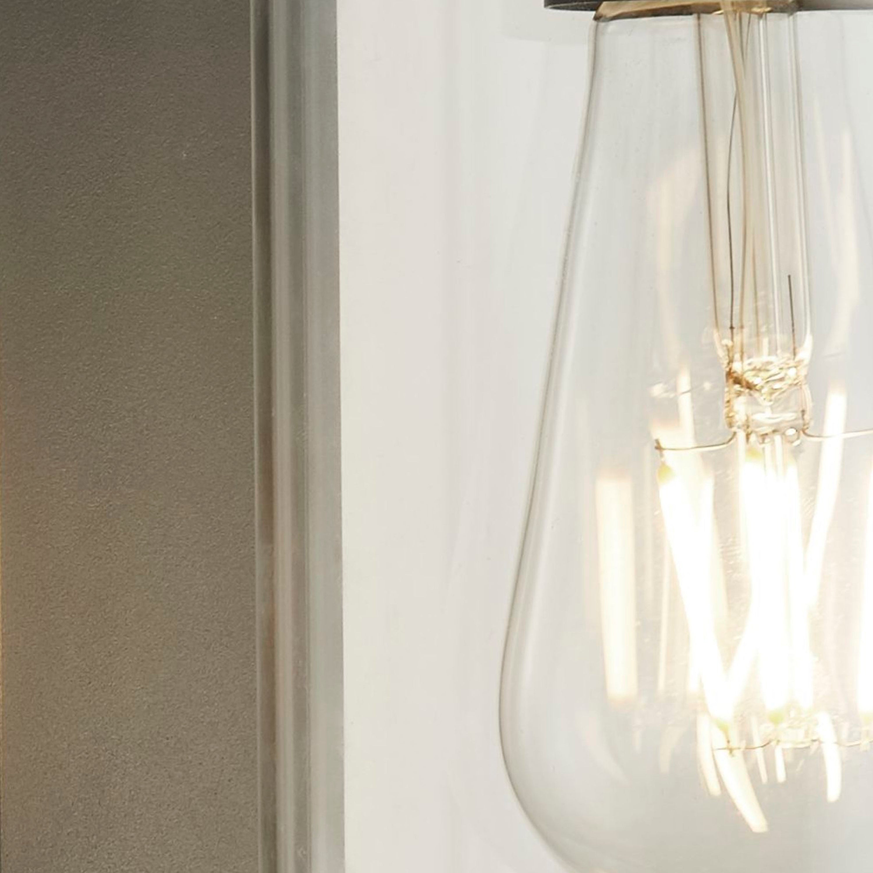 Searchlight Bagnall Outdoor PIR Wall Light - Black