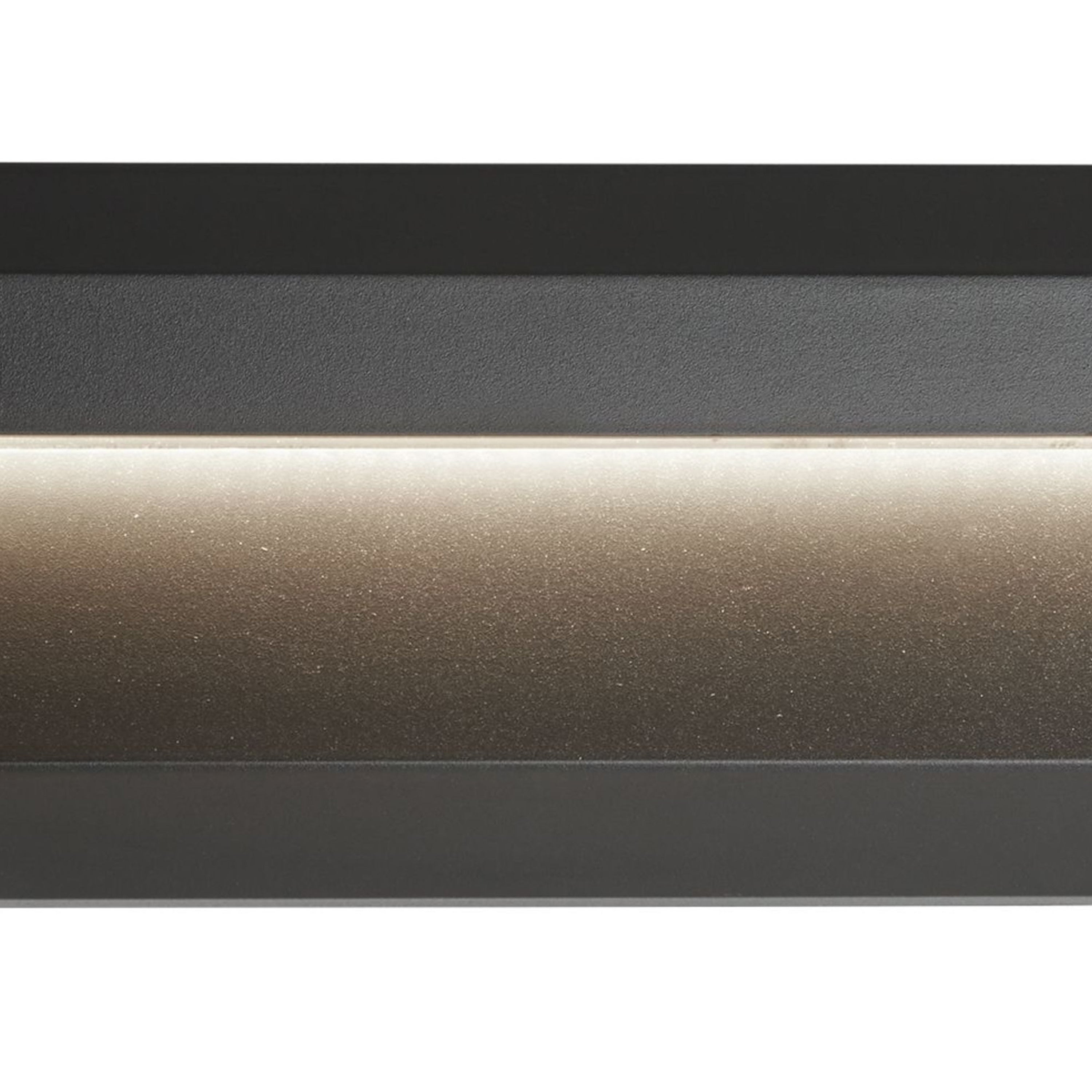 Searchlight Amberly LED Outdoor Slot Wall Light - Dark Grey Aluminium