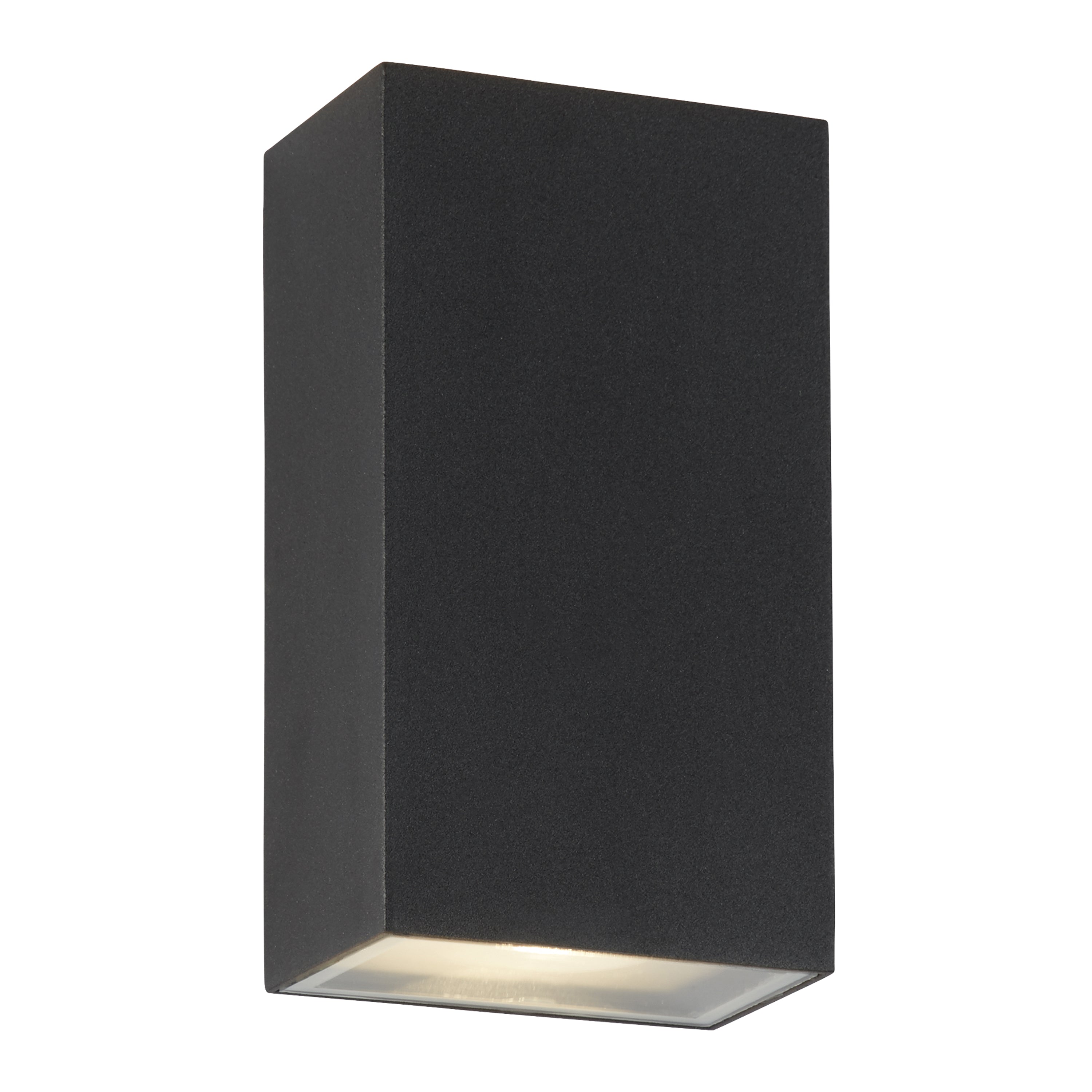 Searchlight Solway LED Outdoor Up/DownWall Light - Black Aluminium - IP44