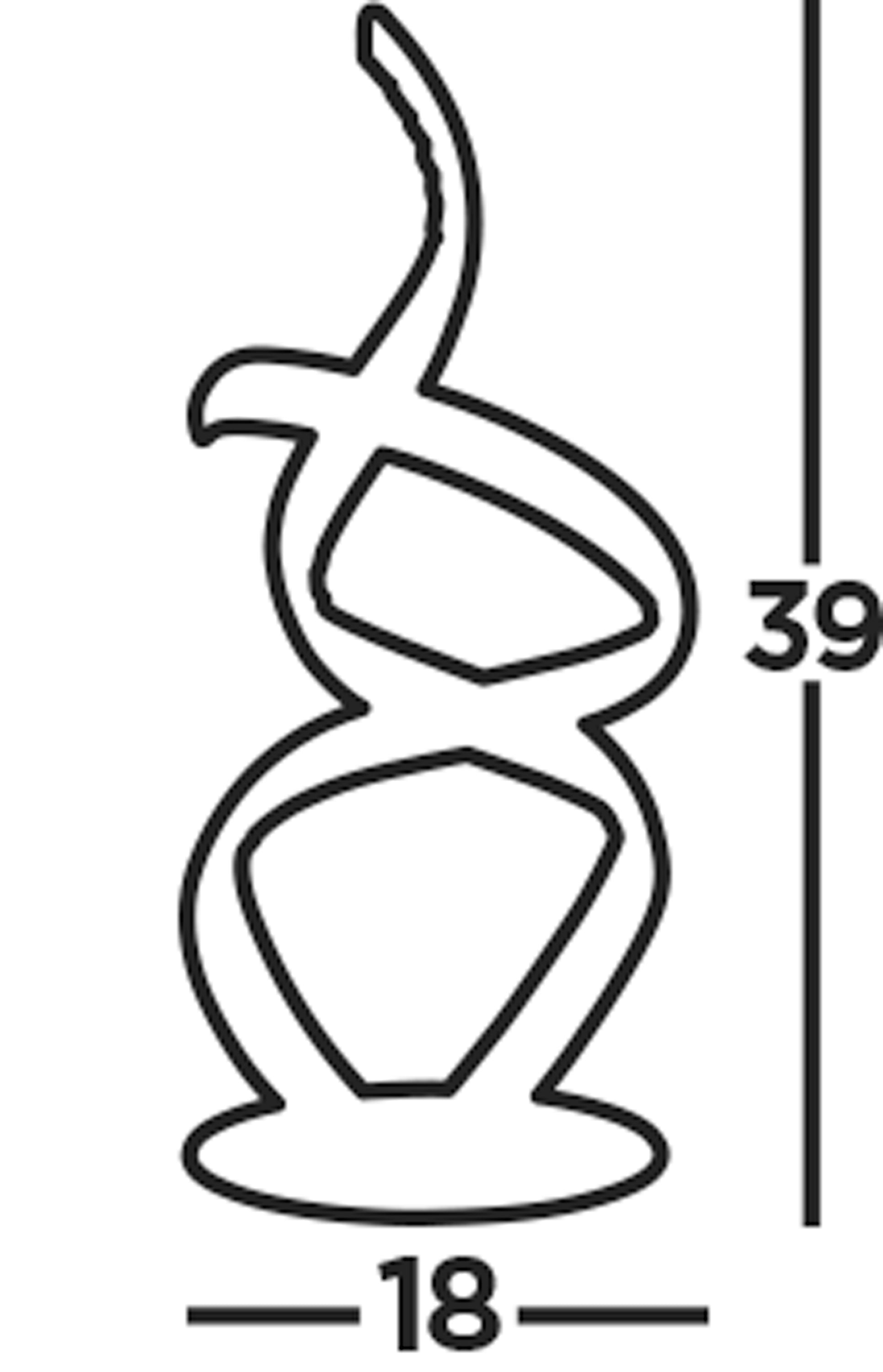 Searchlight Tennyson Arm LED Table Lamp - Chrome & Clear Crystal