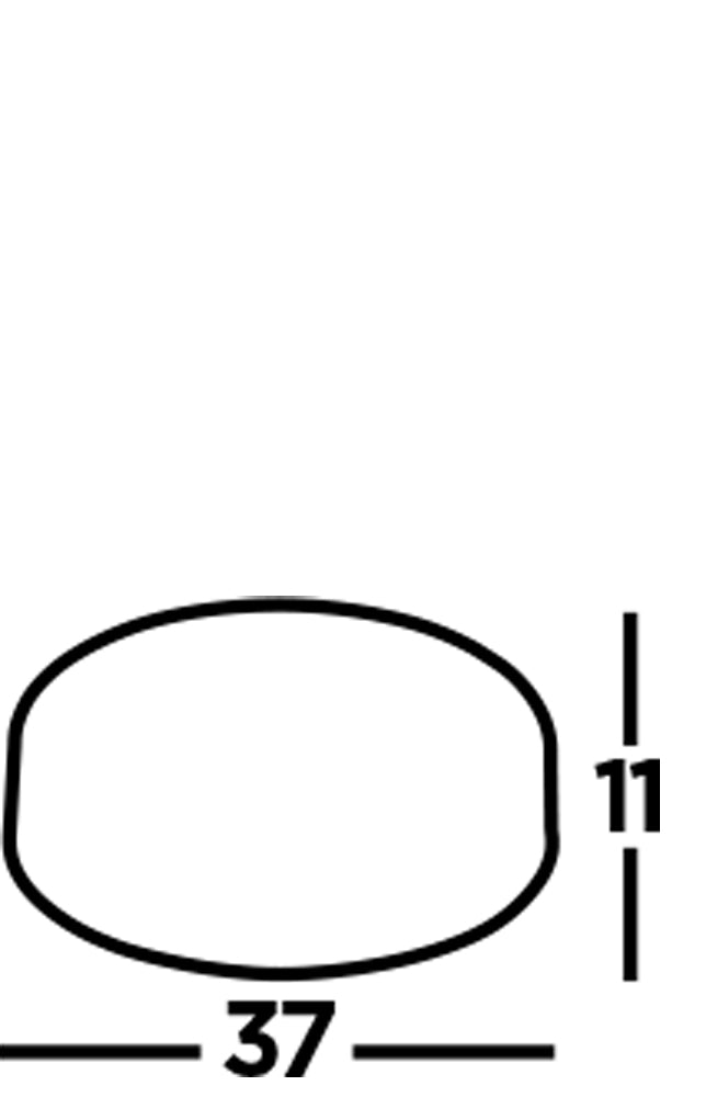 Searchlight Garson LED Flush - White Fabric & Acrylic Diffuser