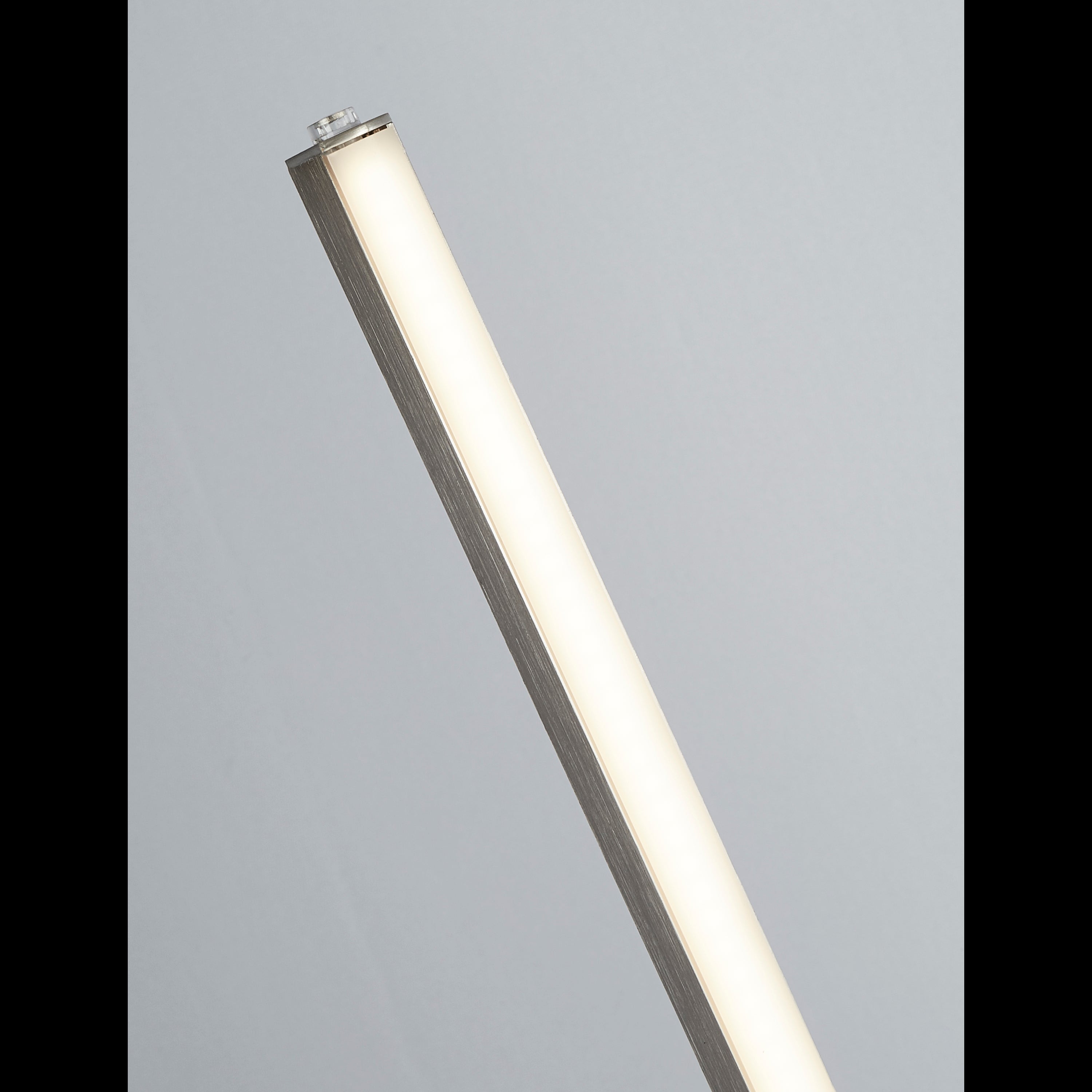 Searchlight Taylor LED Floor Lamp - Satin Silver