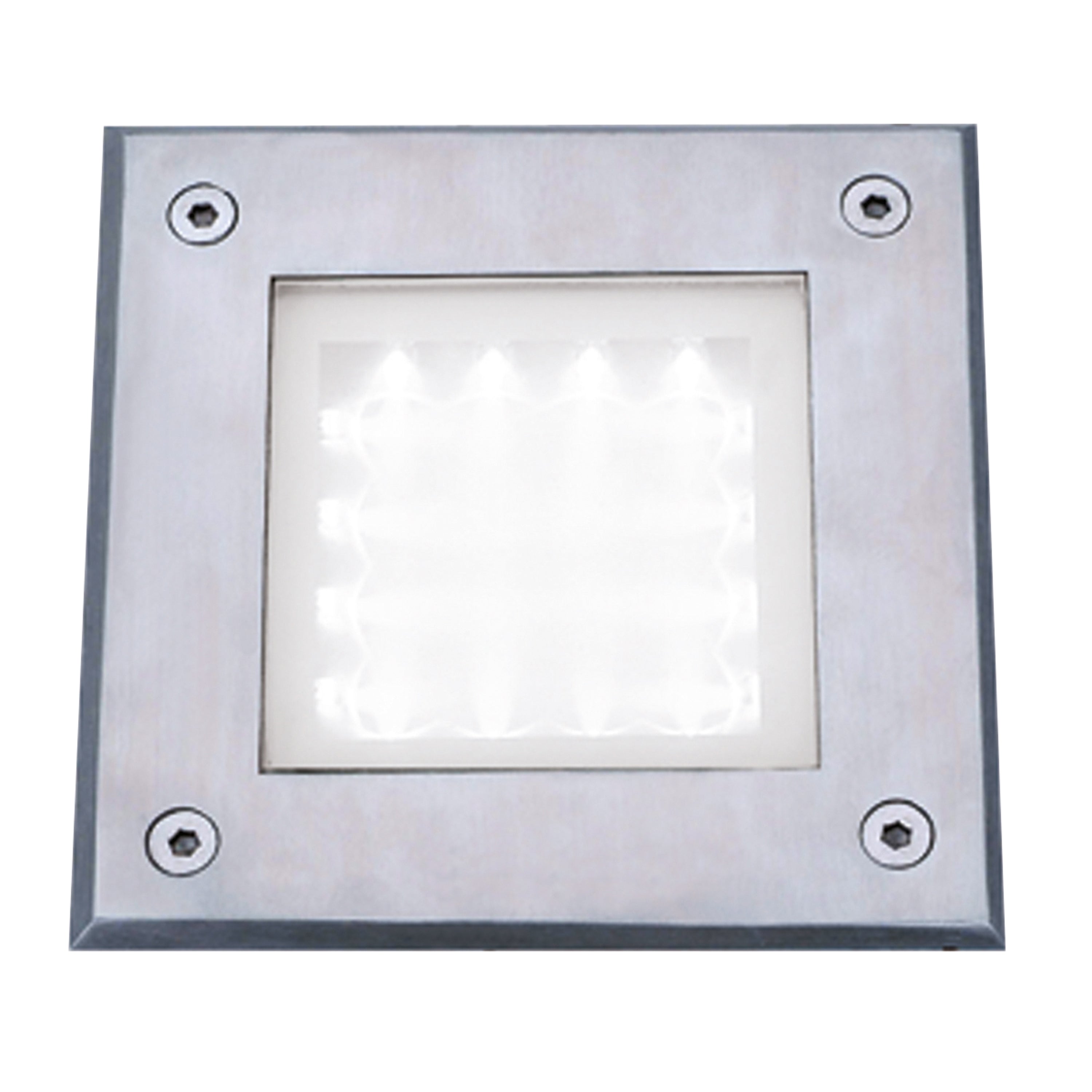 Searchlight Walkover LED Recessed Square - Stainless Steel