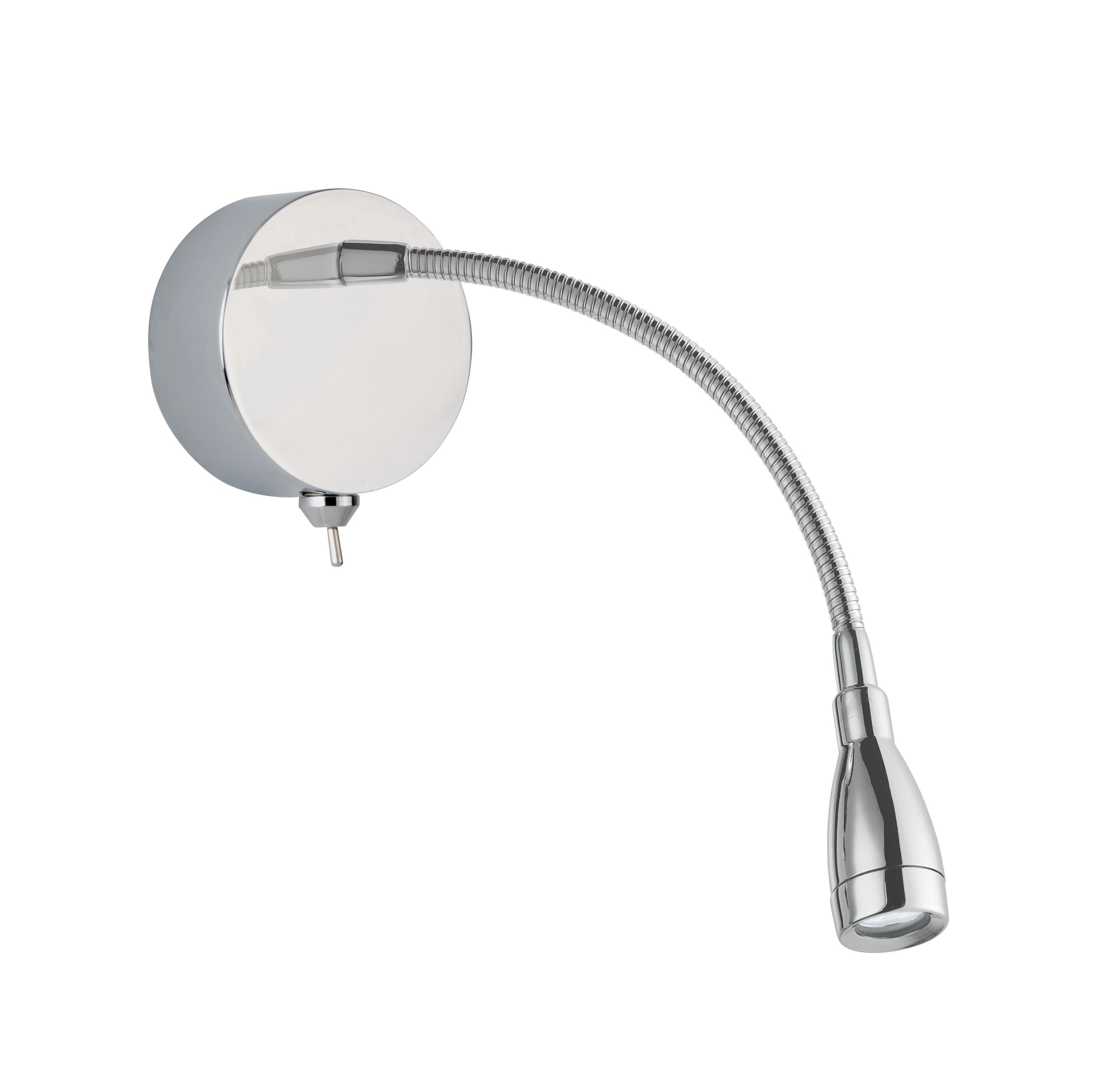Searchlight Fenton LED Adjustable Wall Light - Chrome