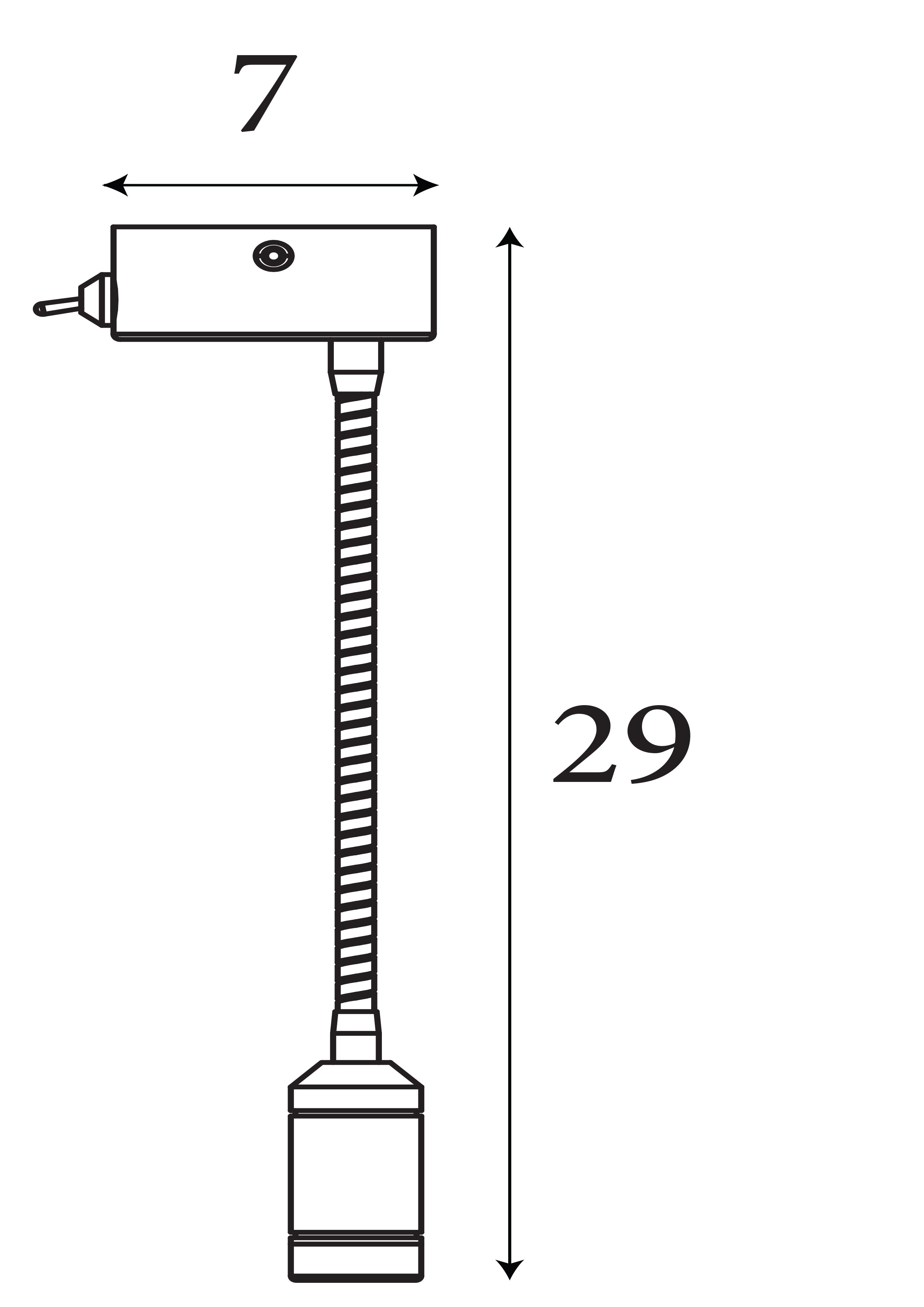 Searchlight Fenton LED Adjustable Wall Light - White & Chrome