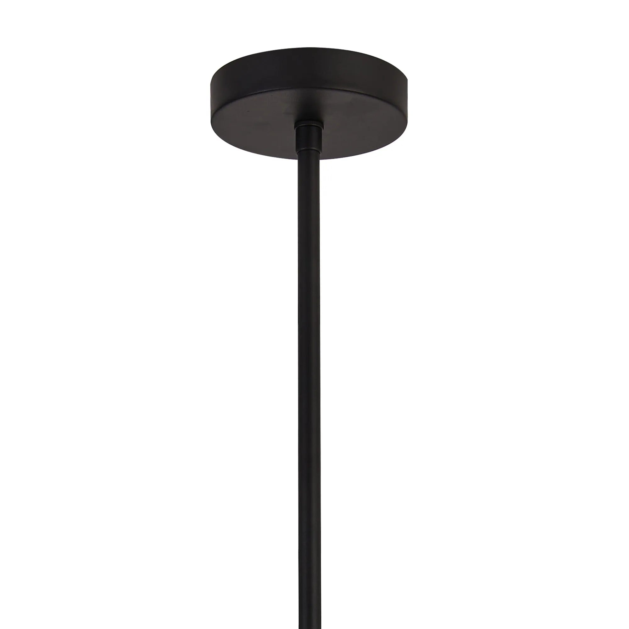 Deacon Vertical Linear Telescopic Pendant (Frame Only) 6 Light - Satin Black