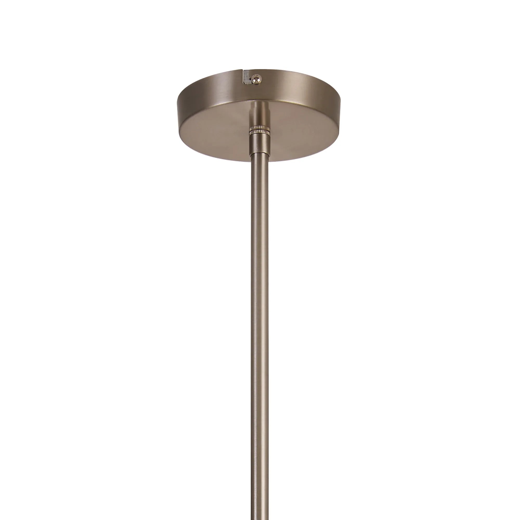 Deacon Vertical Linear Telescopic Pendant (Frame Only) 6 Light - Satin Nickel