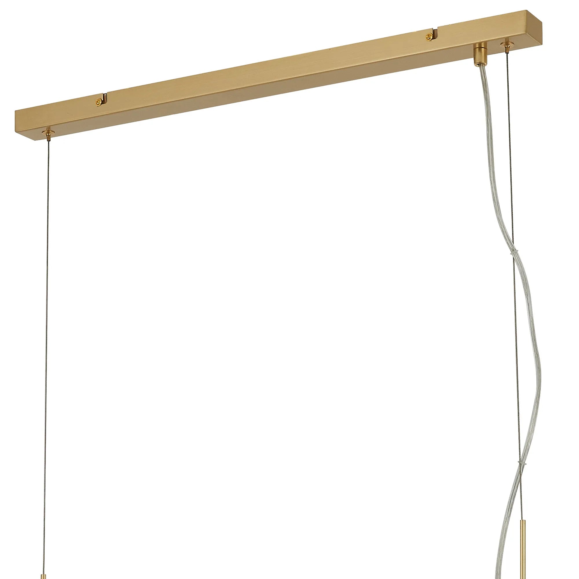 Deacon Linear Pendant (Frame Only) 19 Light - Satin Gold