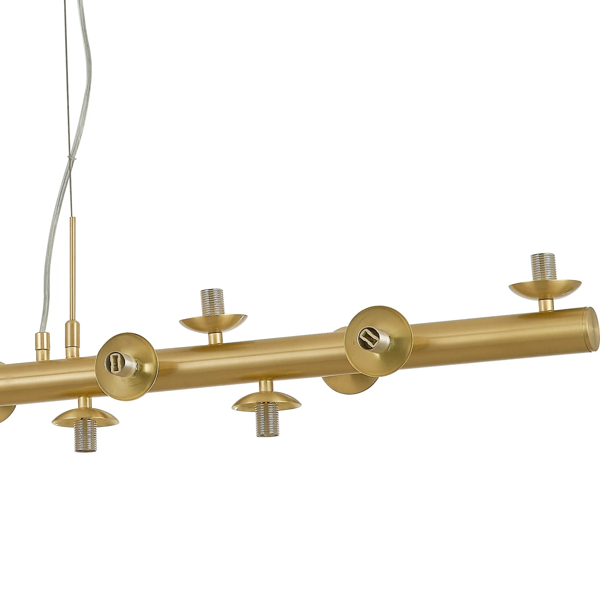 Deacon Linear Pendant (Frame Only) 19 Light - Satin Gold