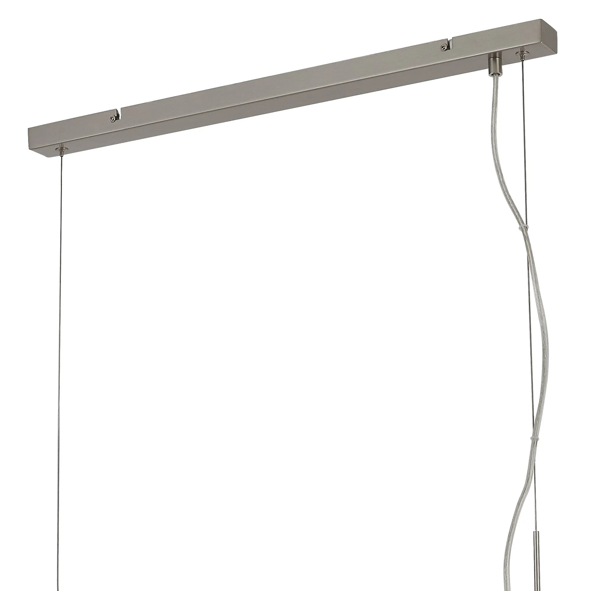 Deacon Linear Pendant (Frame Only) 19 Light - Satin Nickel