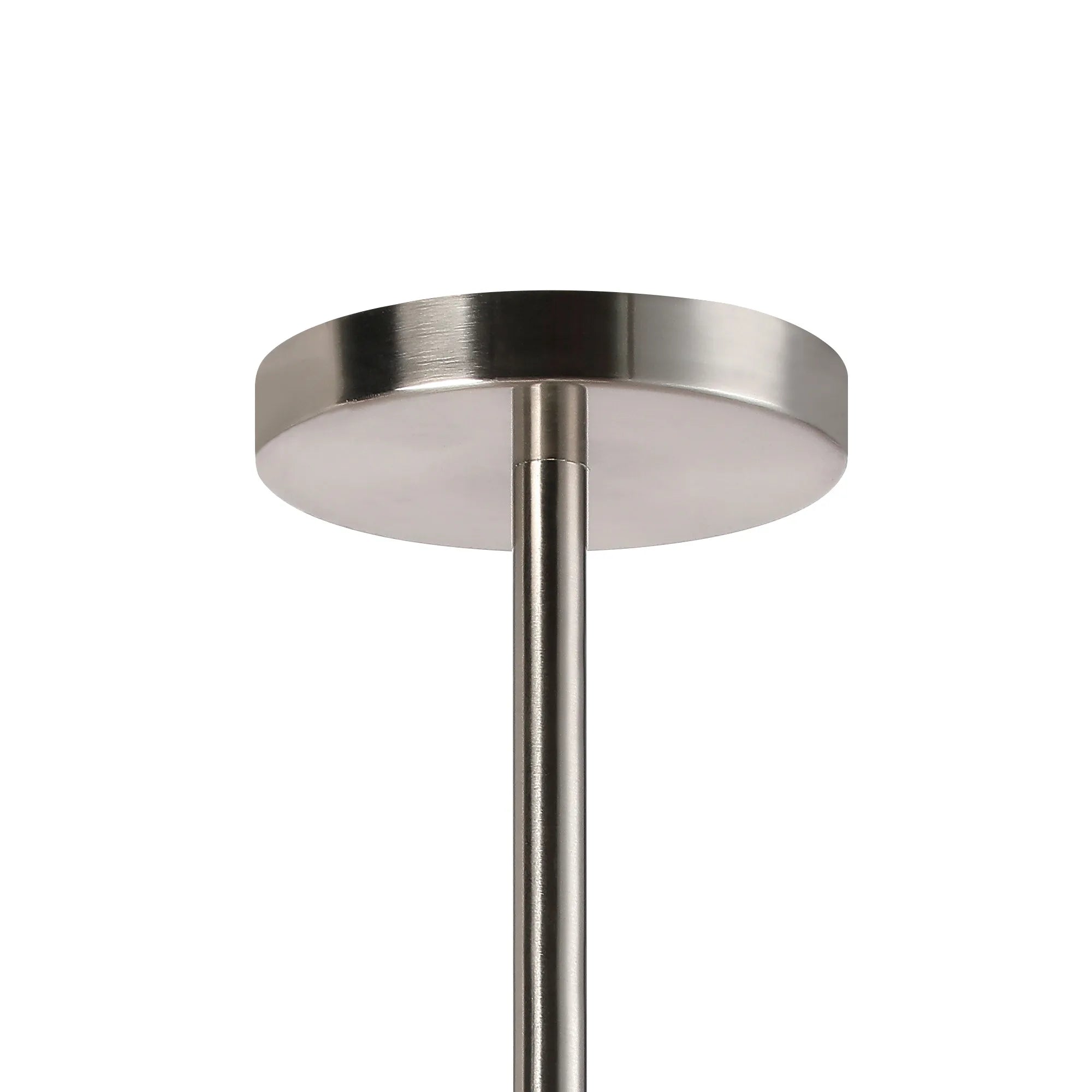 Deacon Semi-Flush 3 Arm Ceiling Light - (Frame Only) 6 Light - Satin Nickel