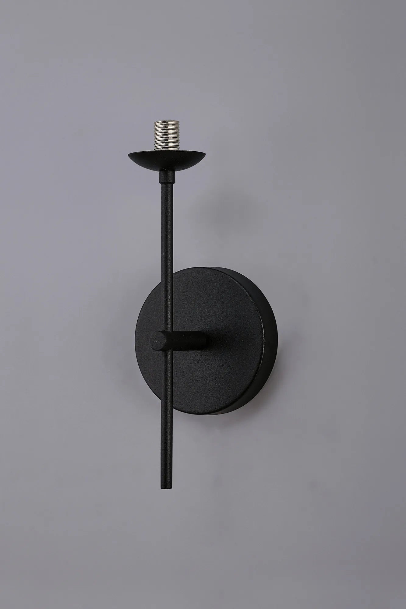 Deacon Wall Lamp (Frame Only) Single Light - Satin Black