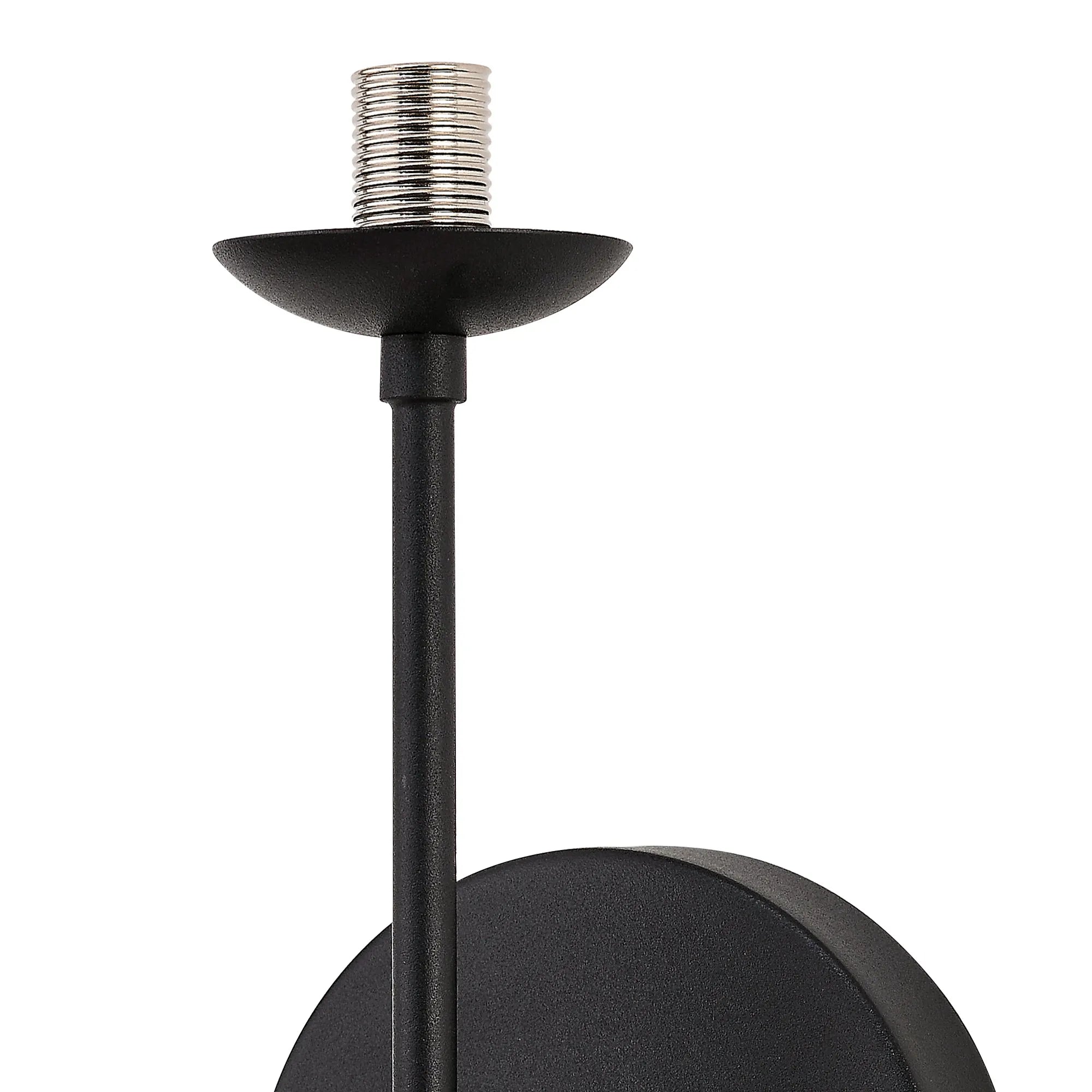 Deacon Wall Lamp (Frame Only) Single Light - Satin Black