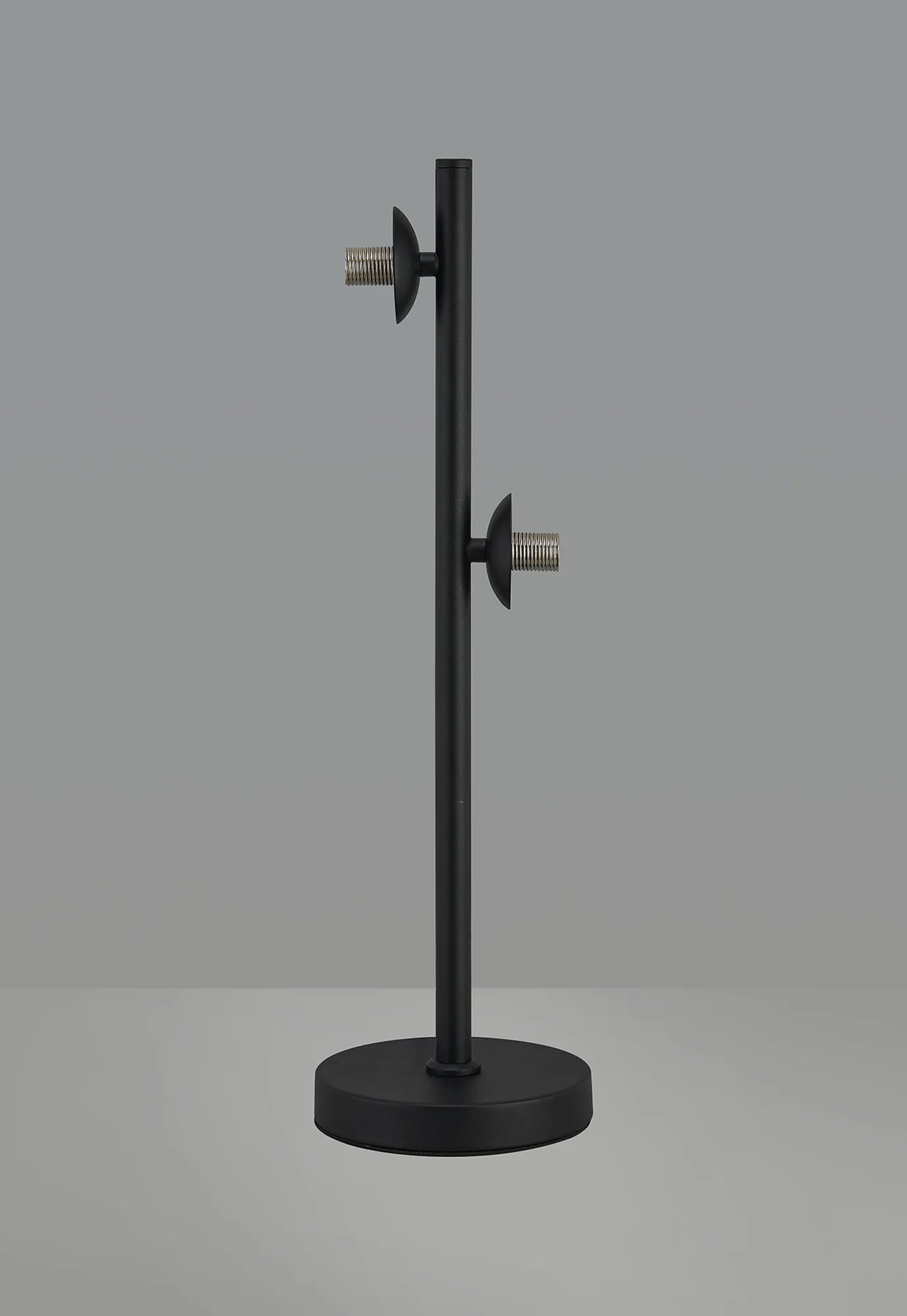 Deacon Table Lamp Without Shade 2 Light - Satin Black